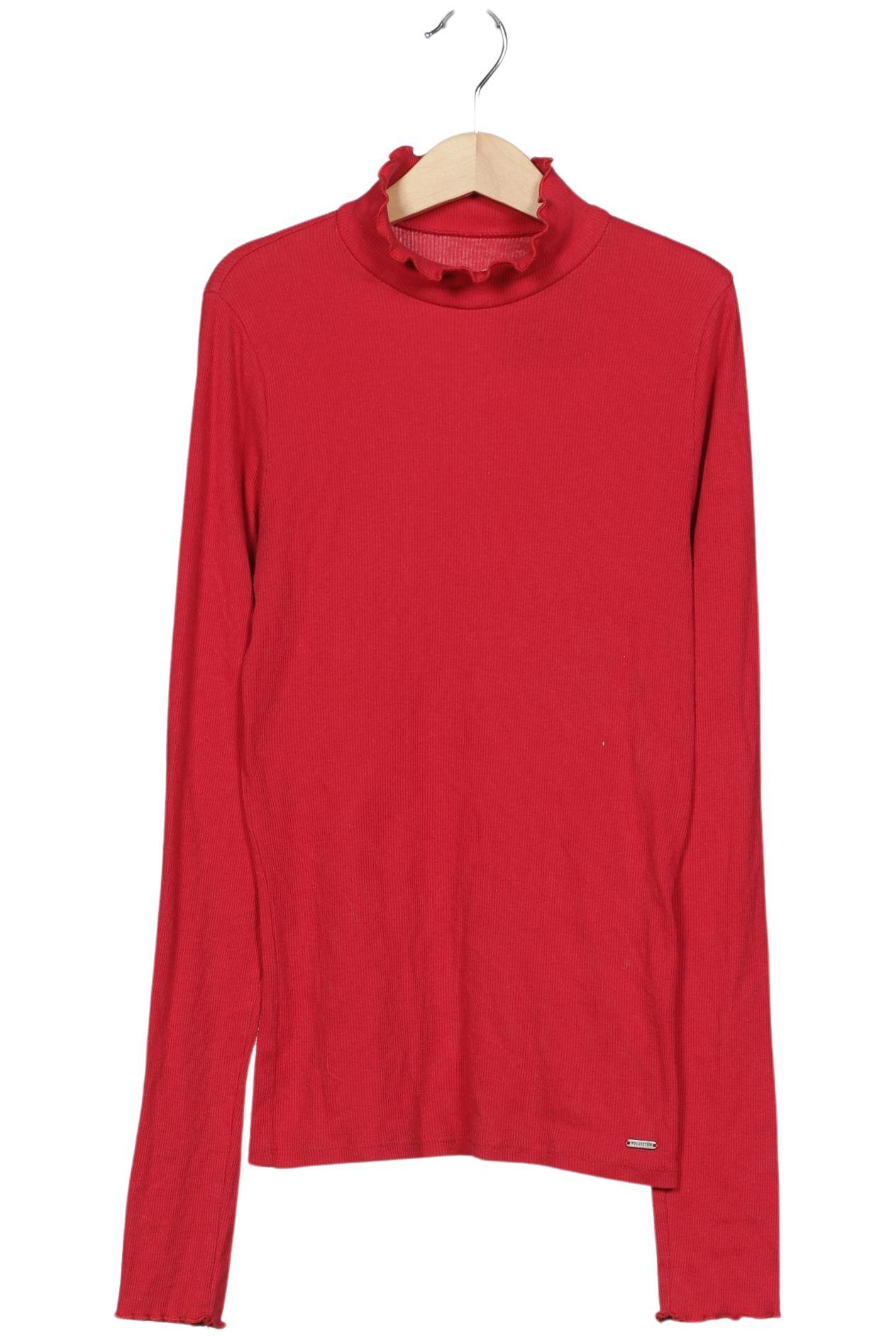 

Hollister Damen Langarmshirt, rot, Gr. 36