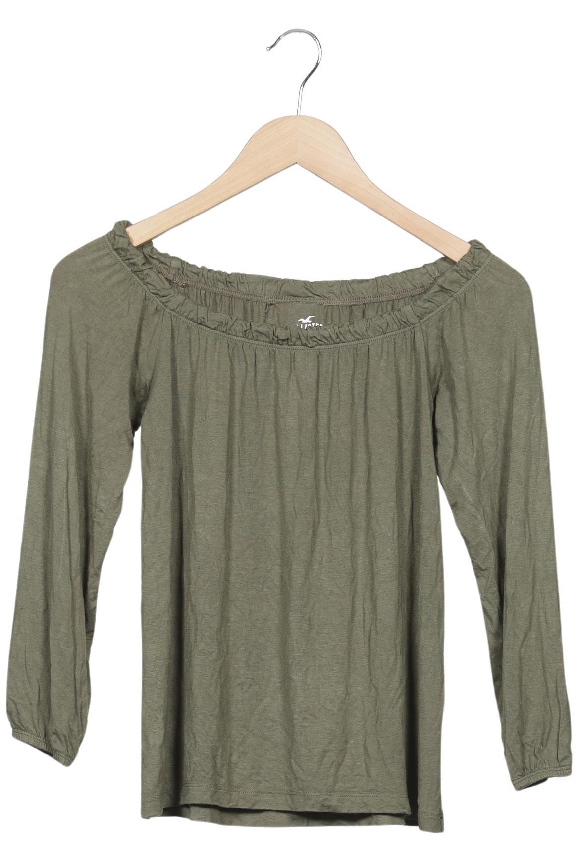 

Hollister Damen Langarmshirt, grün, Gr. 34
