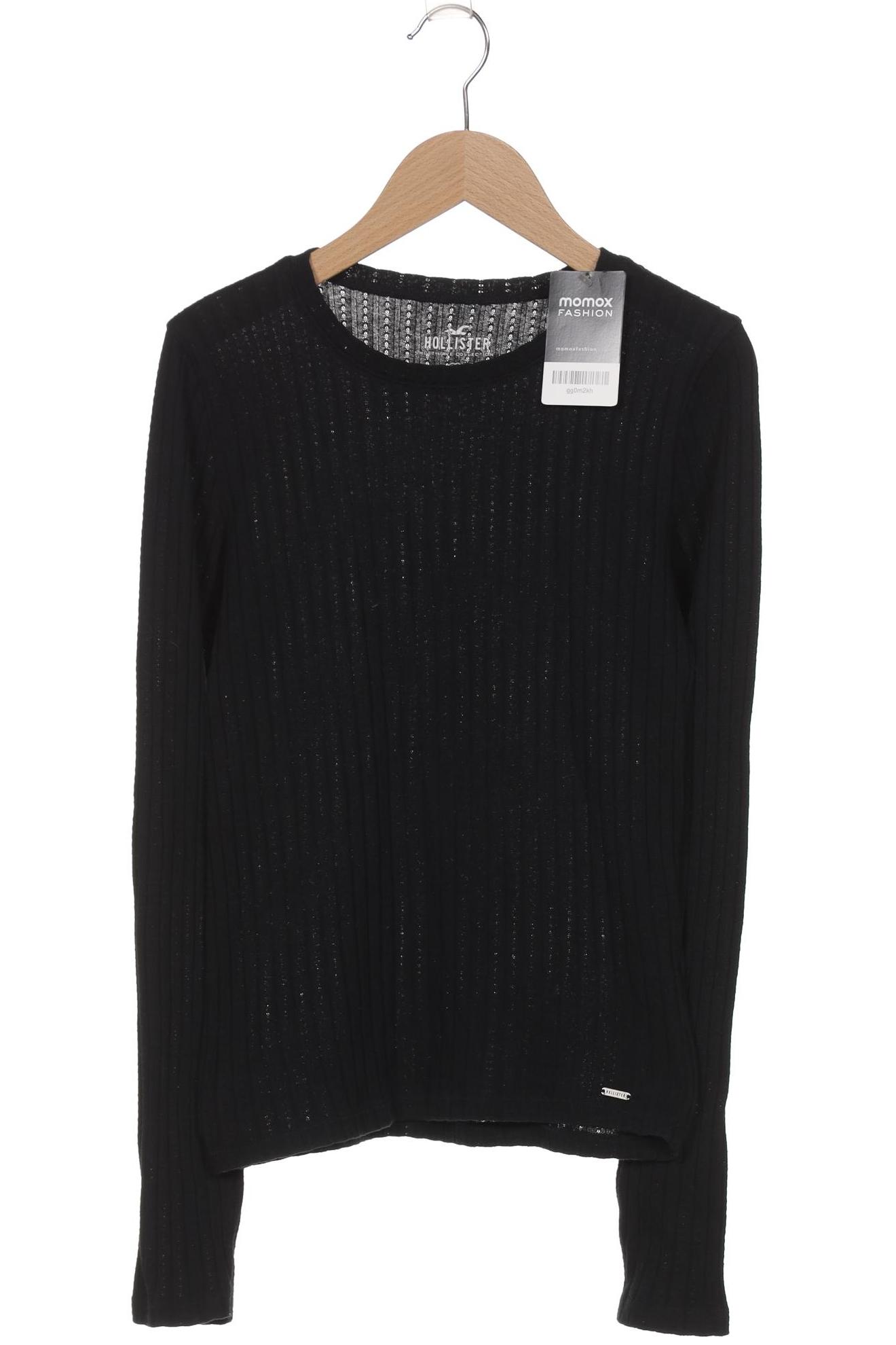 

Hollister Damen Langarmshirt, schwarz, Gr. 38