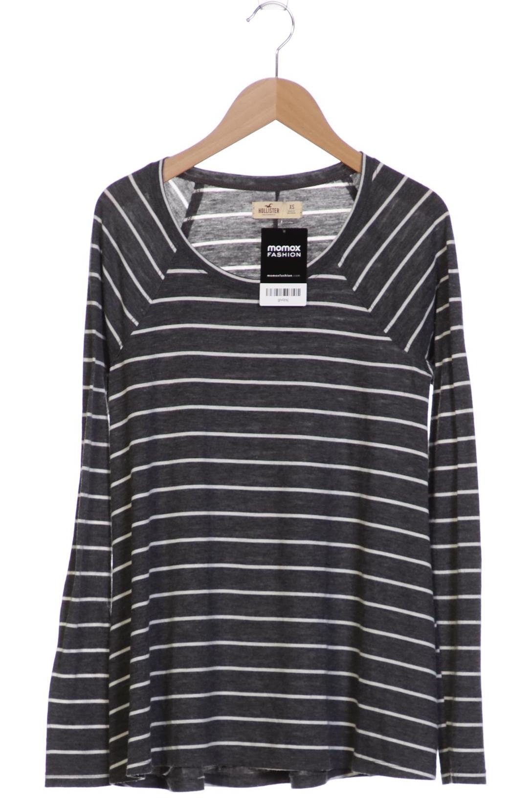 

Hollister Damen Langarmshirt, grau