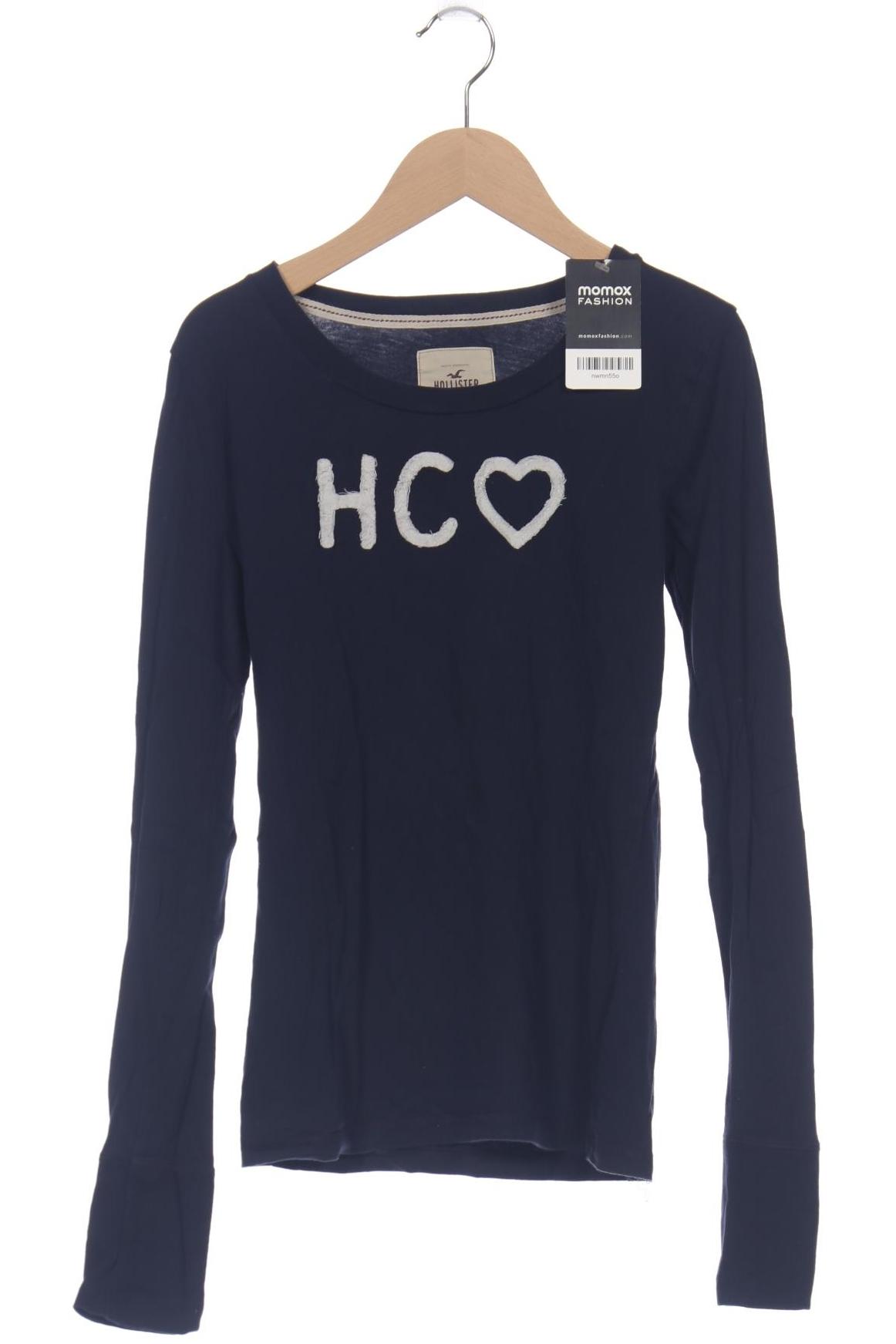 

Hollister Damen Langarmshirt, marineblau, Gr. 38