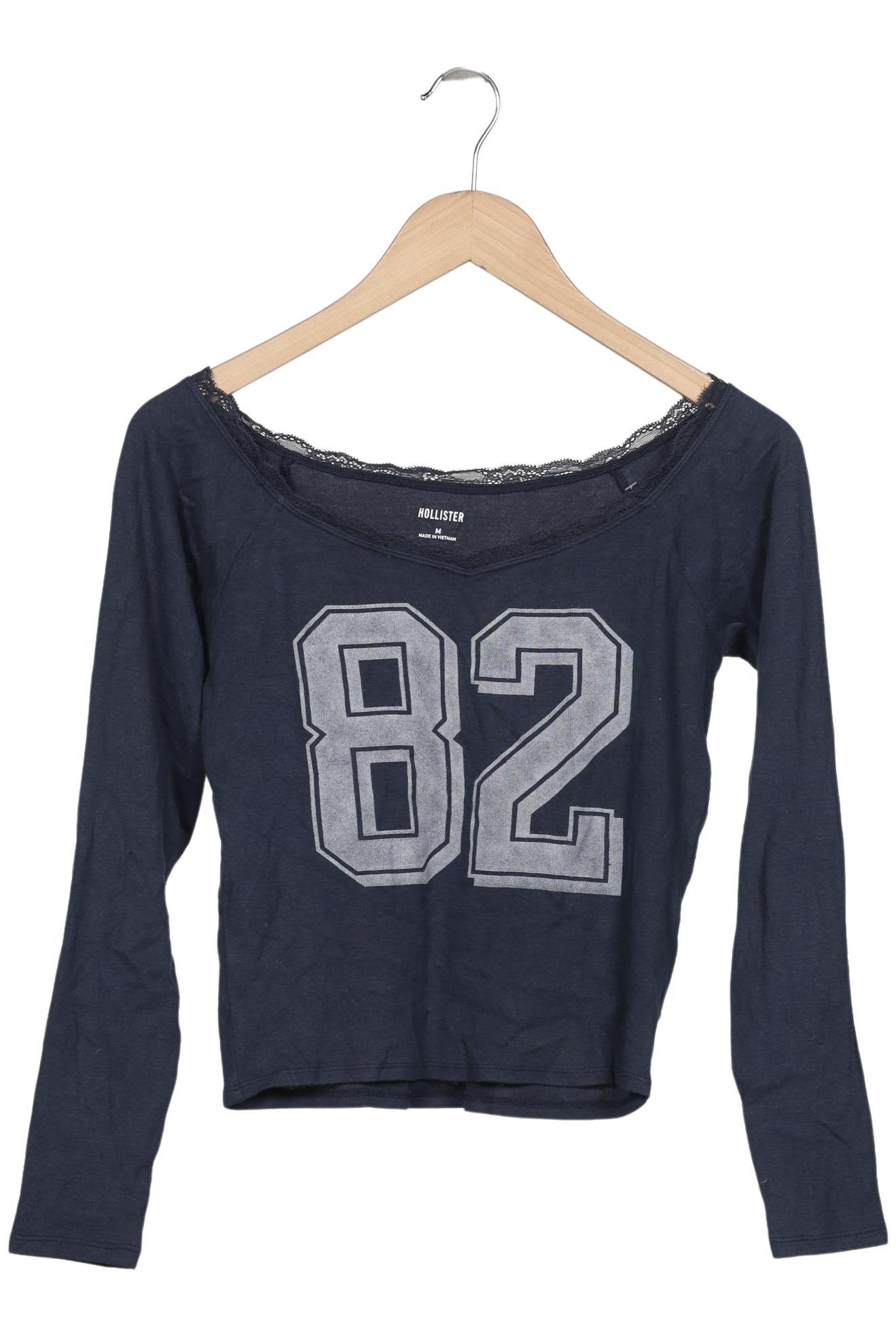 

Hollister Damen Langarmshirt, blau, Gr. 38