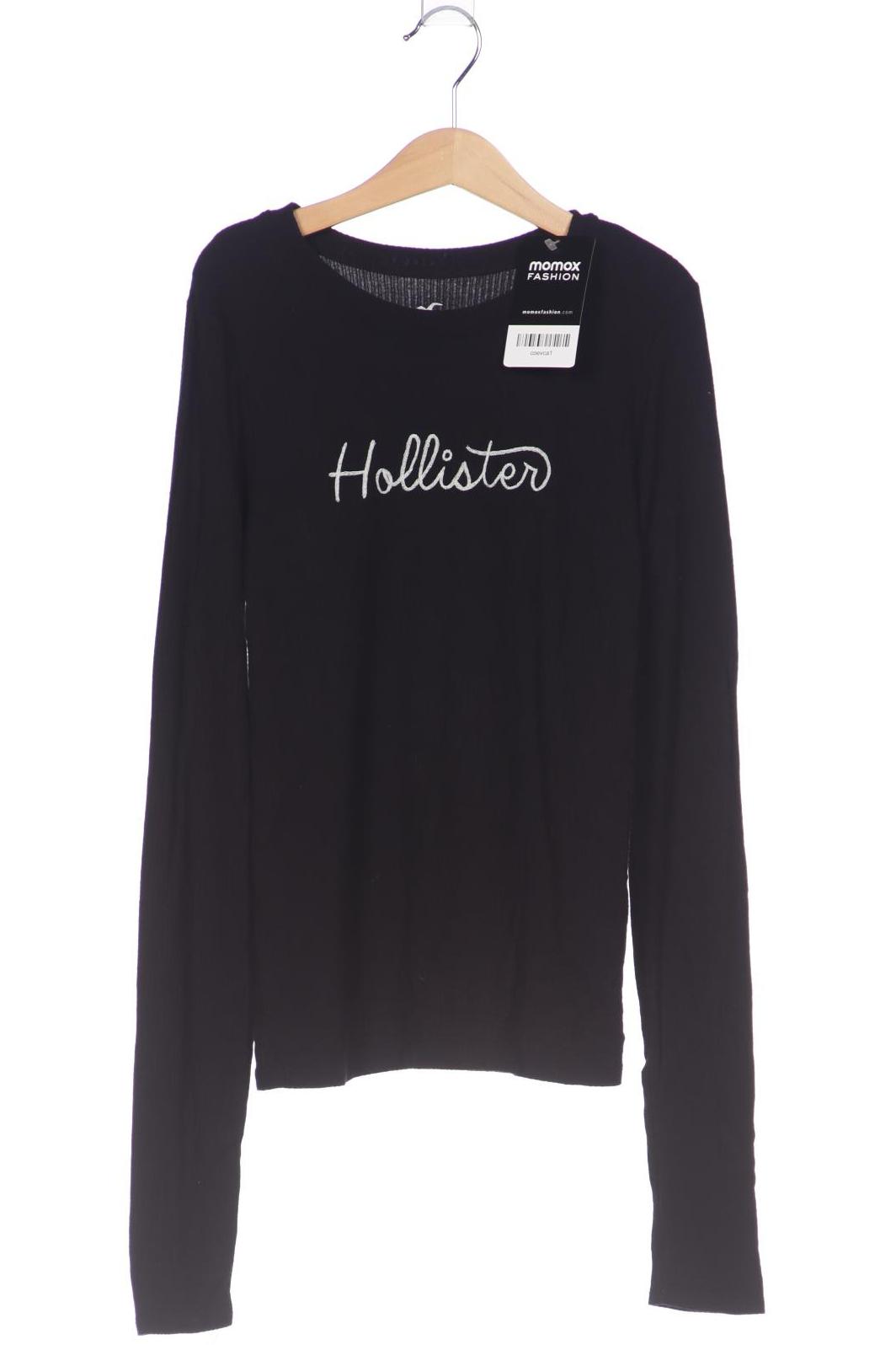 

Hollister Damen Langarmshirt, schwarz, Gr. 36