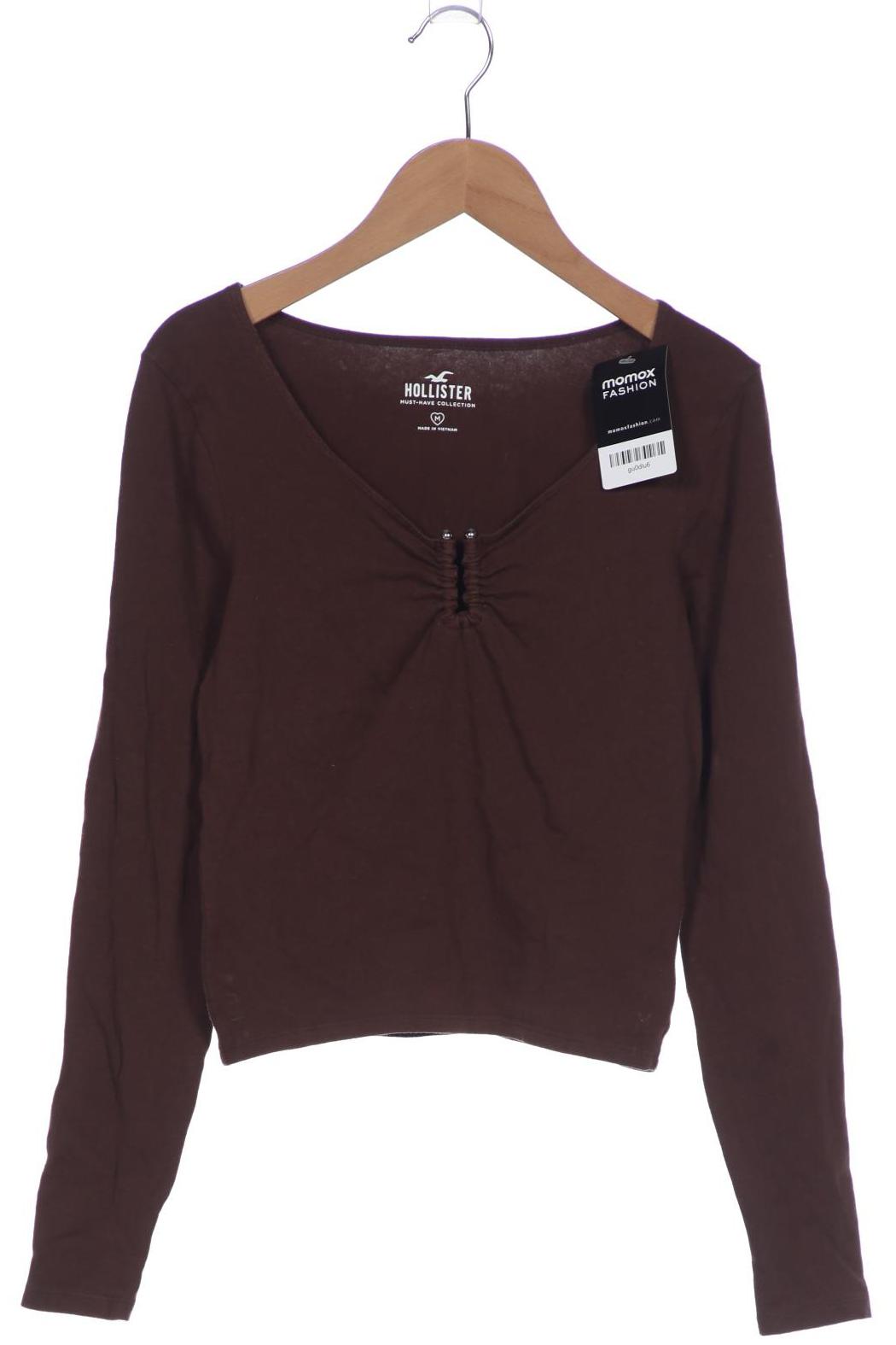 

Hollister Damen Langarmshirt, braun, Gr. 38