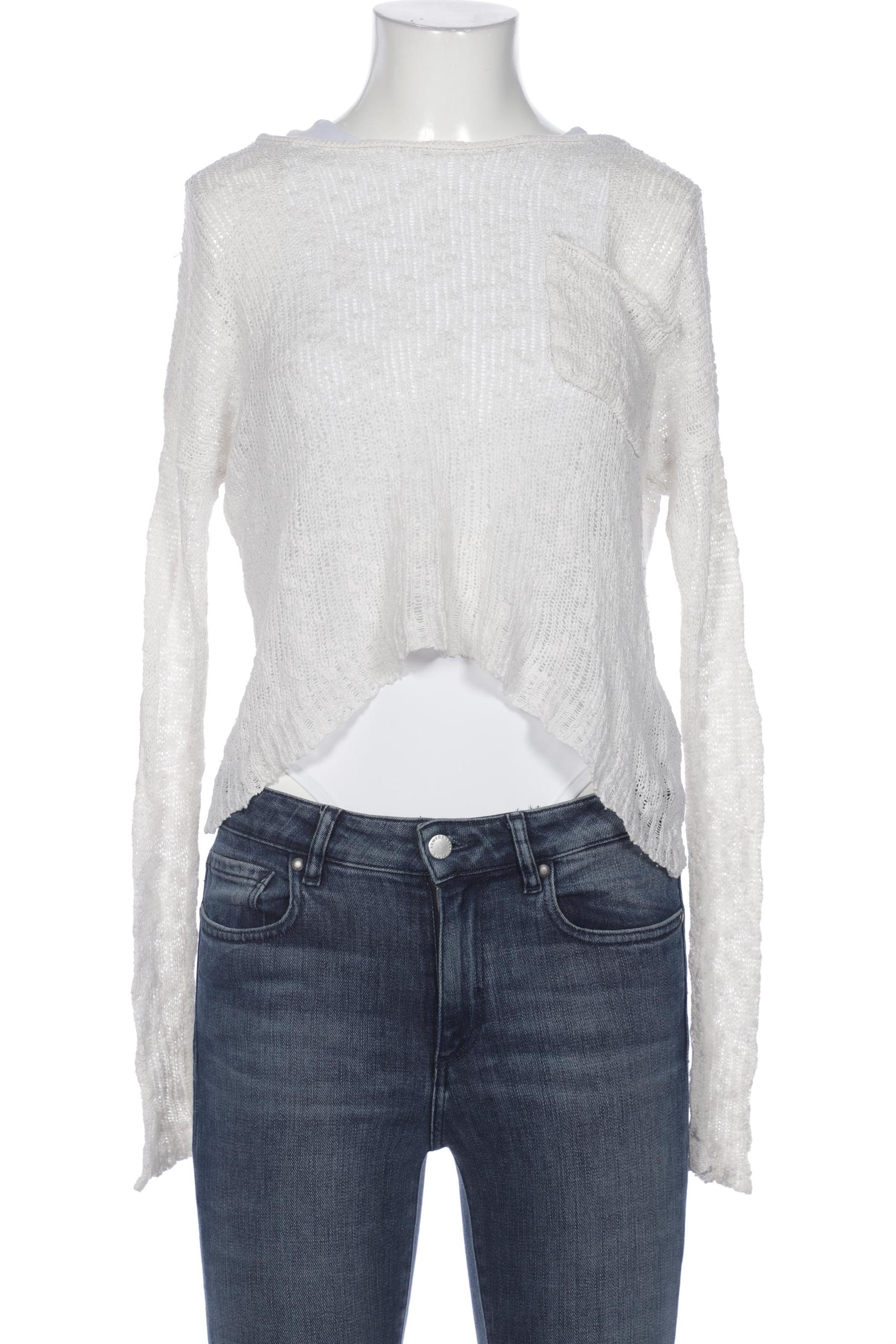 

Hollister Damen Langarmshirt, weiß, Gr. 34