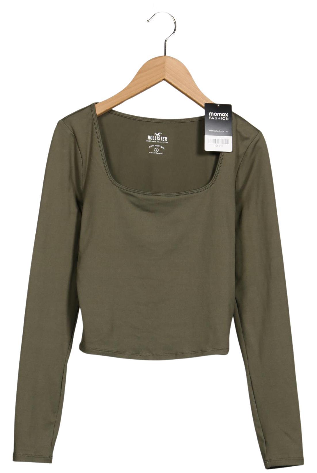

Hollister Damen Langarmshirt, grün, Gr. 36