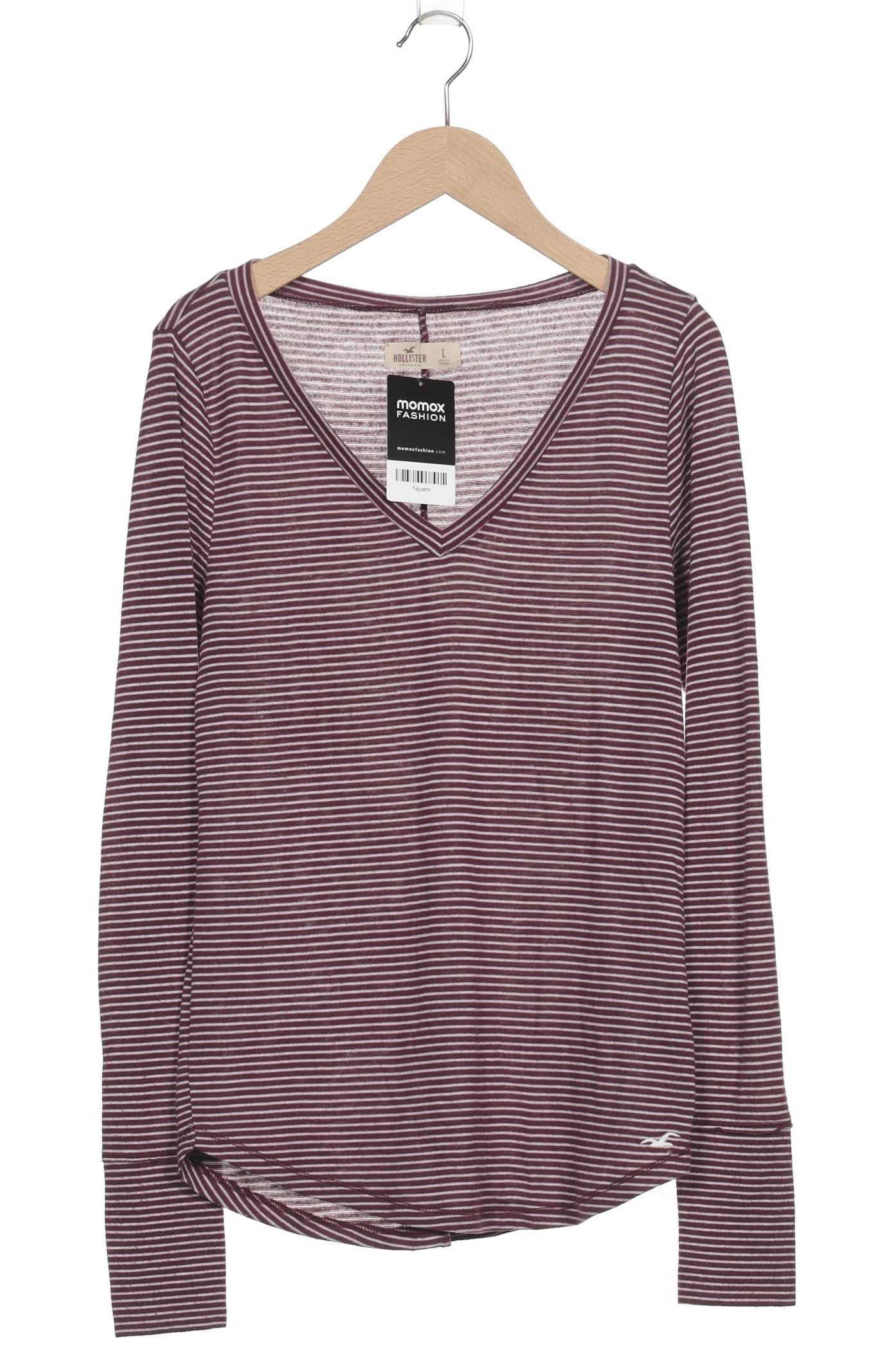 

Hollister Damen Langarmshirt, bordeaux, Gr. 42