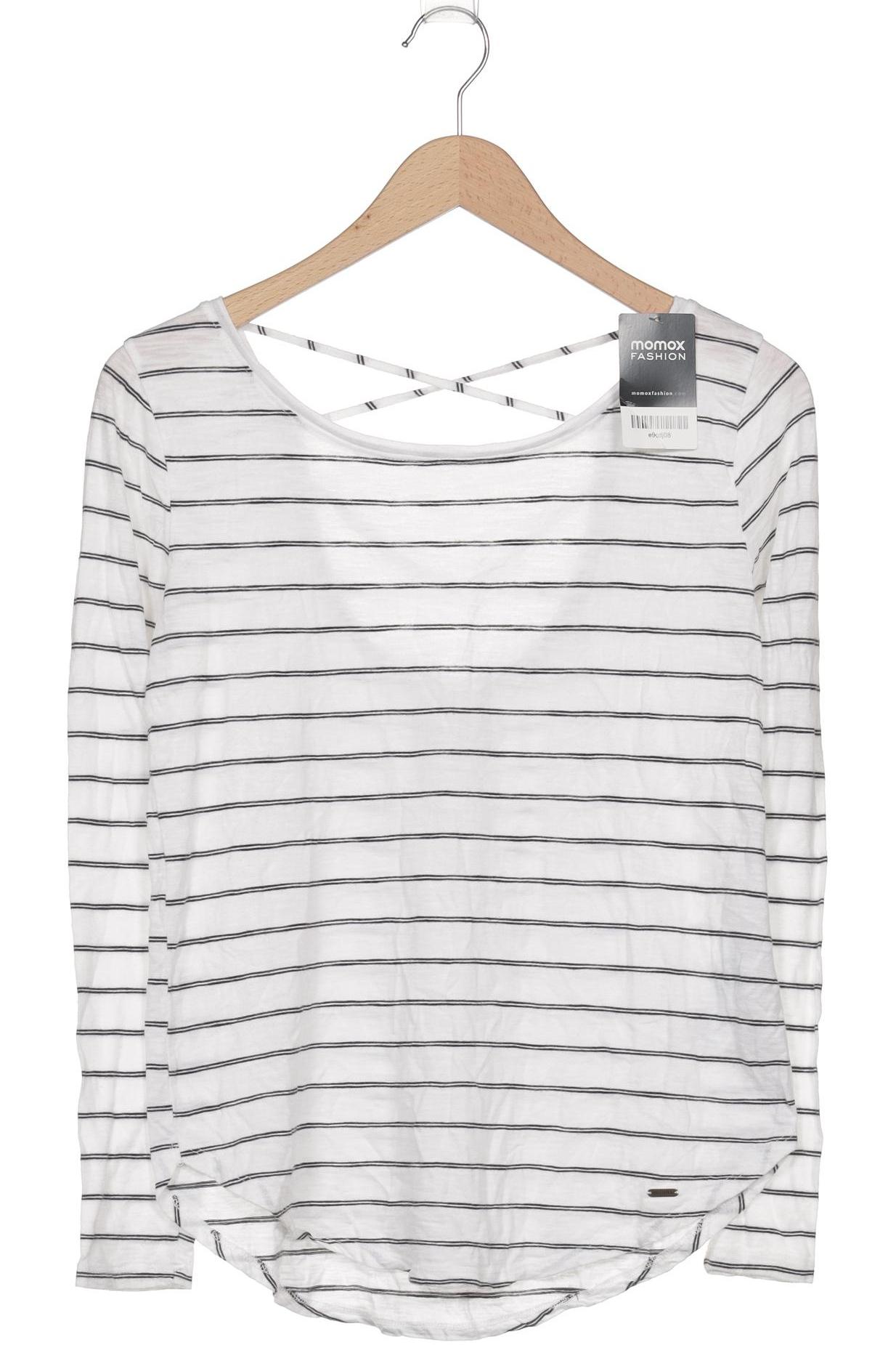 

Hollister Damen Langarmshirt, weiß, Gr. 36