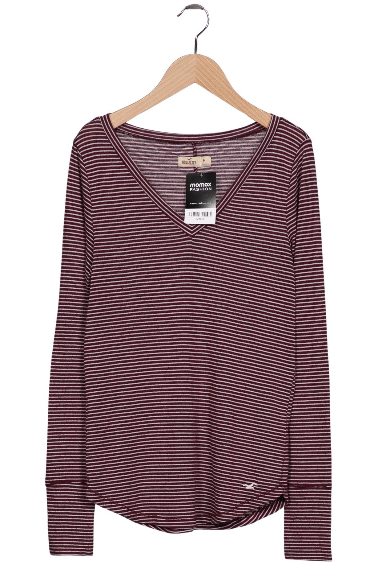 

Hollister Damen Langarmshirt, bordeaux, Gr. 38