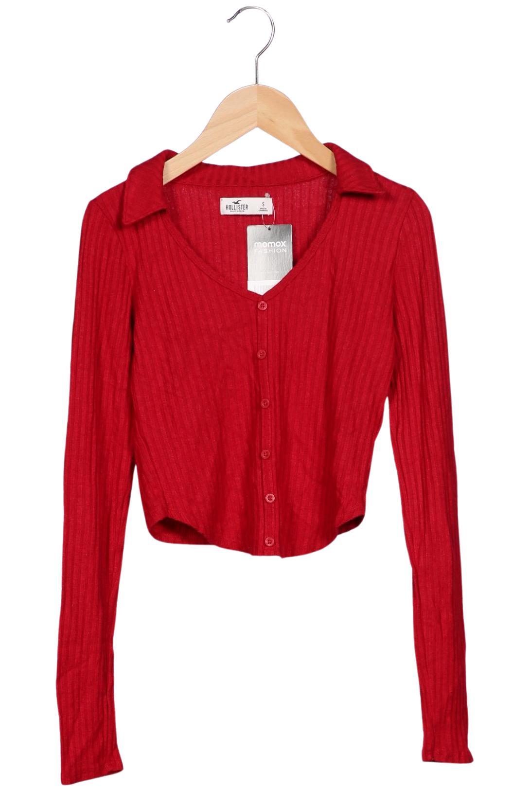 

Hollister Damen Langarmshirt, rot, Gr. 36