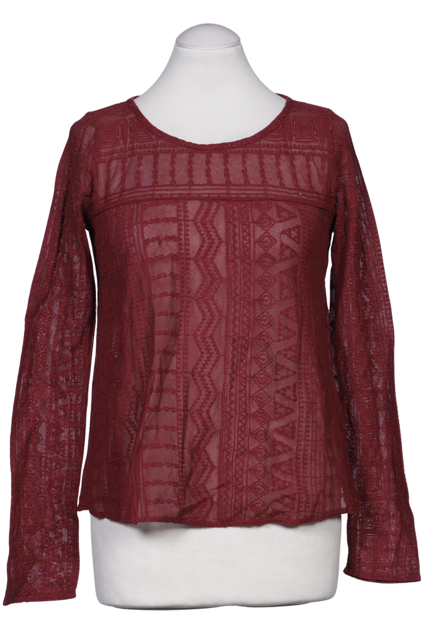 

Hollister Damen Langarmshirt, bordeaux, Gr. 36
