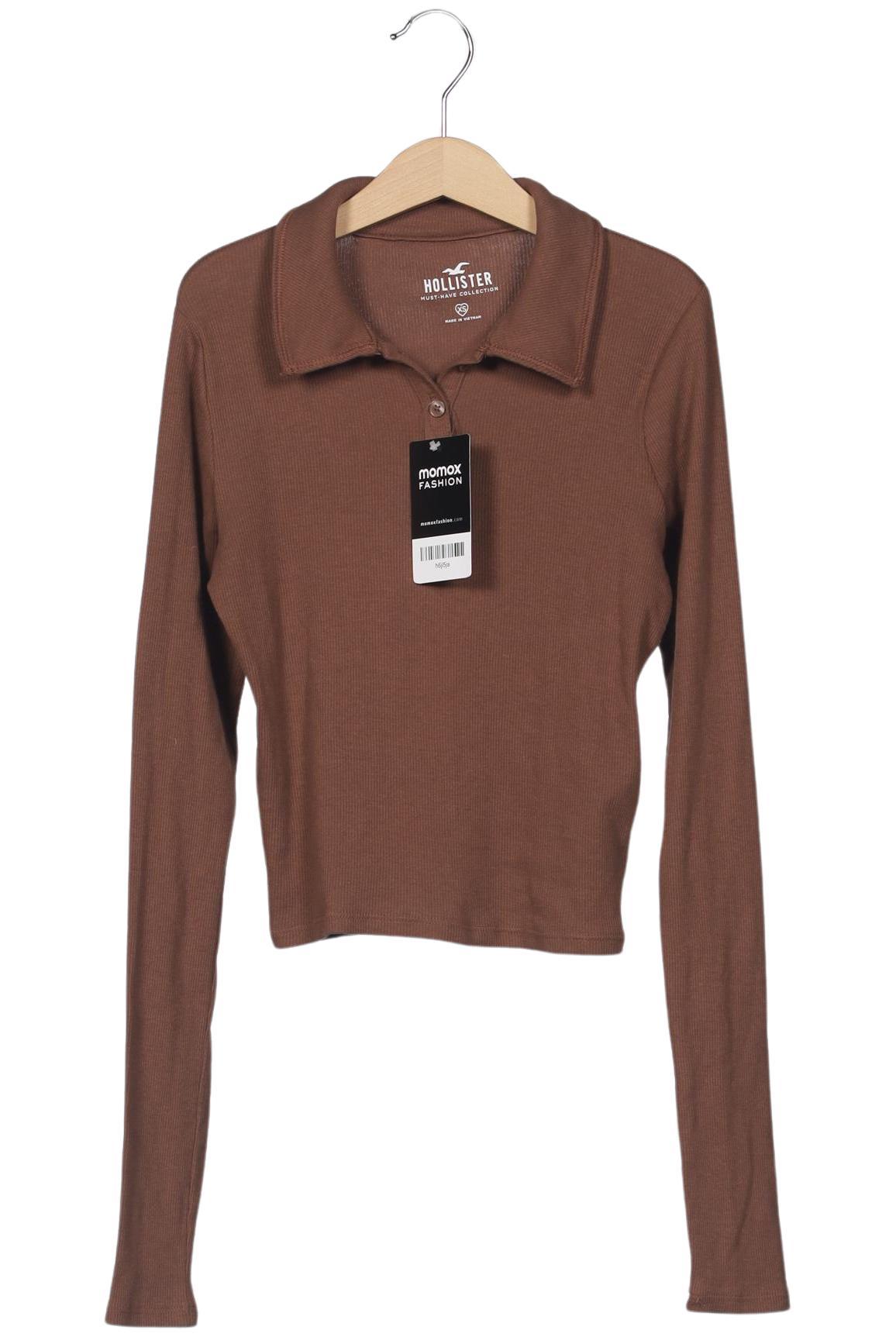 

Hollister Damen Langarmshirt, braun, Gr. 34