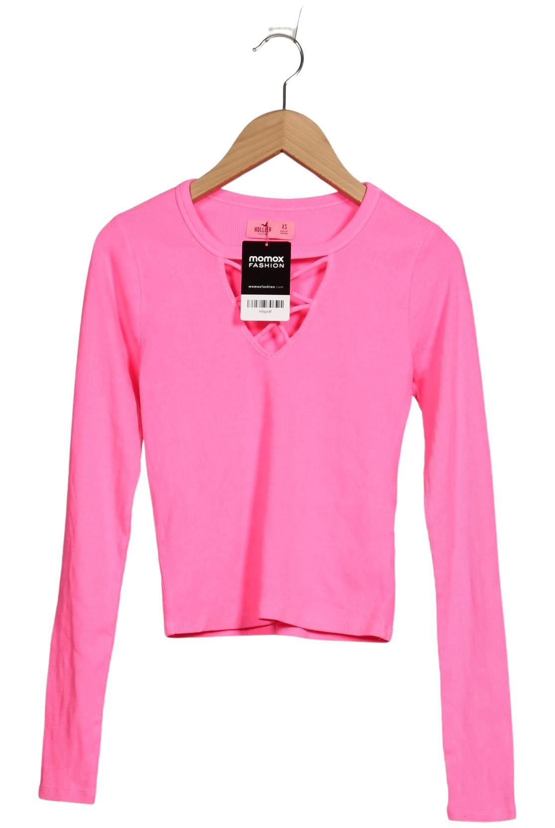 

Hollister Damen Langarmshirt, neon, Gr. 34