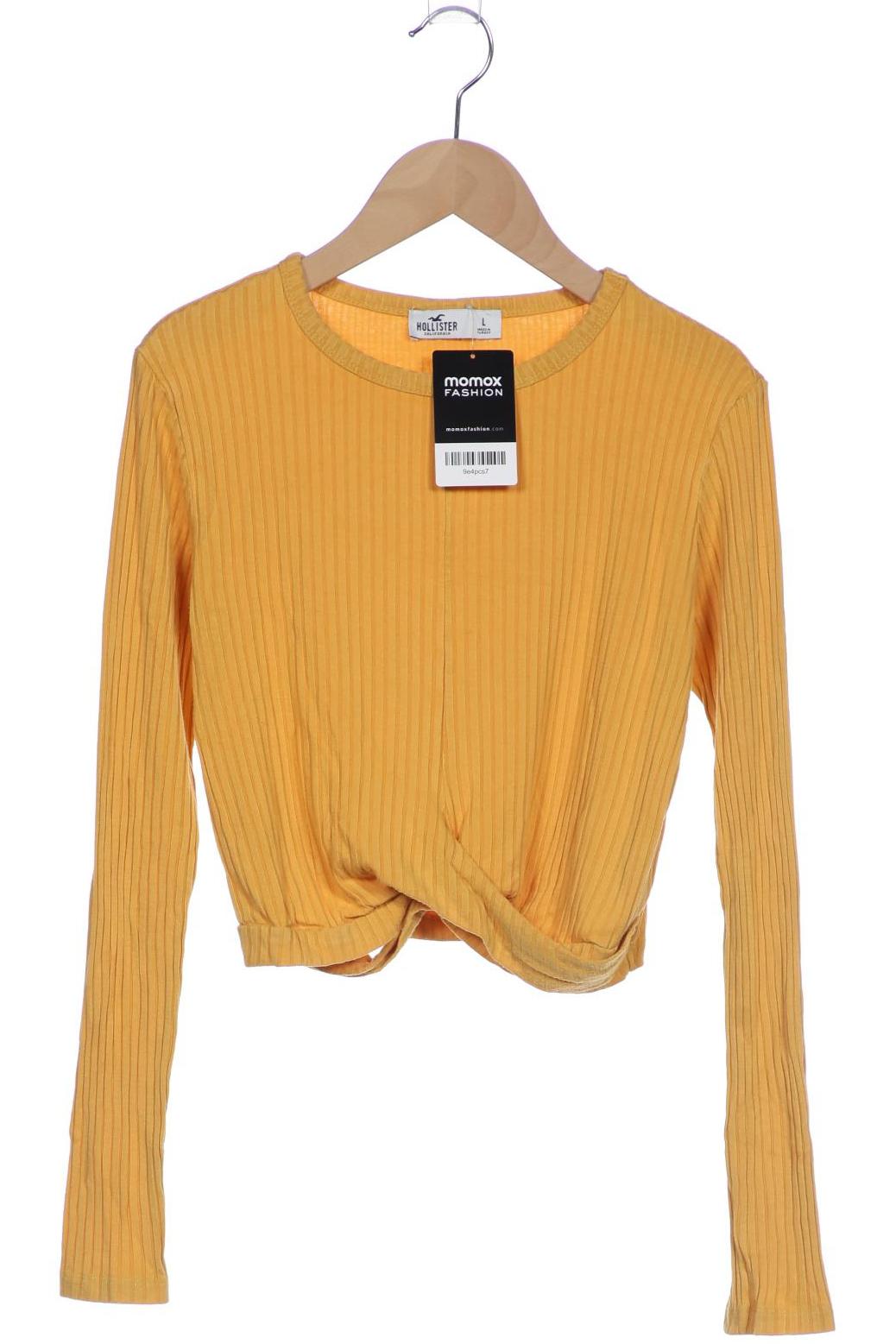 

Hollister Damen Langarmshirt, orange, Gr. 42