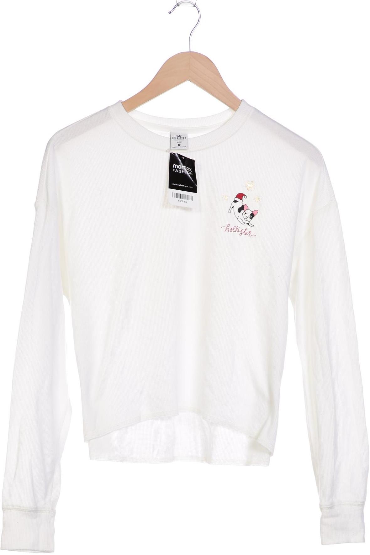 

Hollister Damen Langarmshirt, weiß