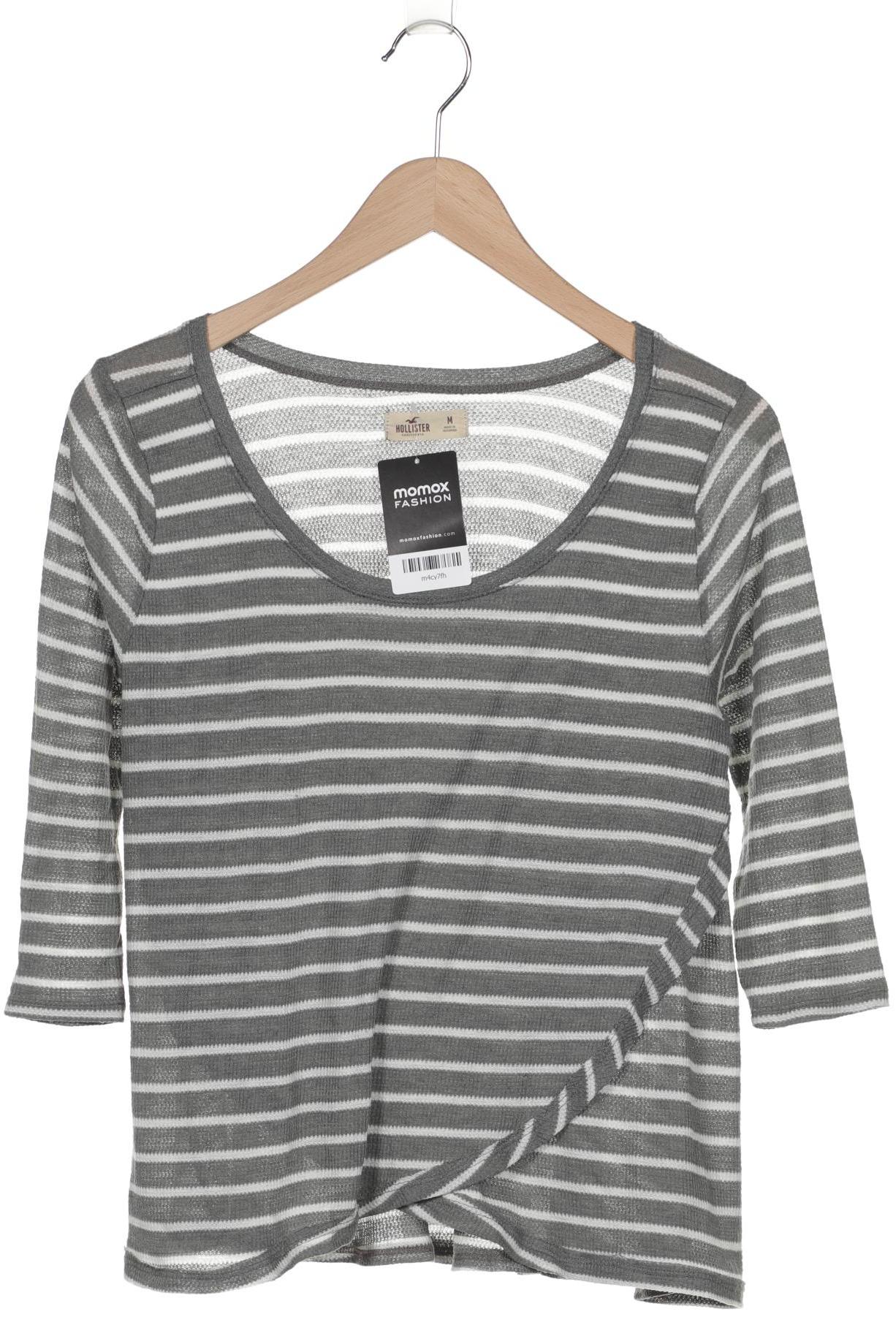 

Hollister Damen Langarmshirt, grau, Gr. 38