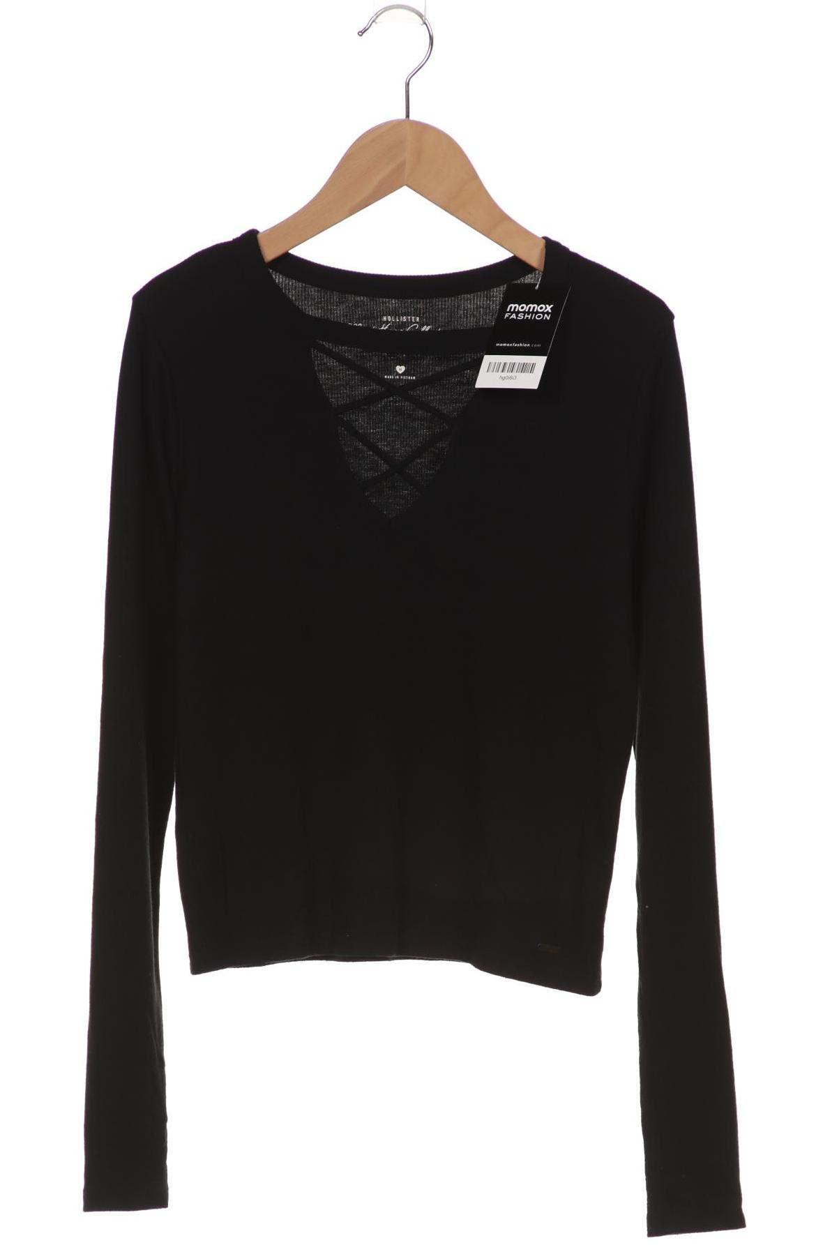 

Hollister Damen Langarmshirt, schwarz, Gr. 38