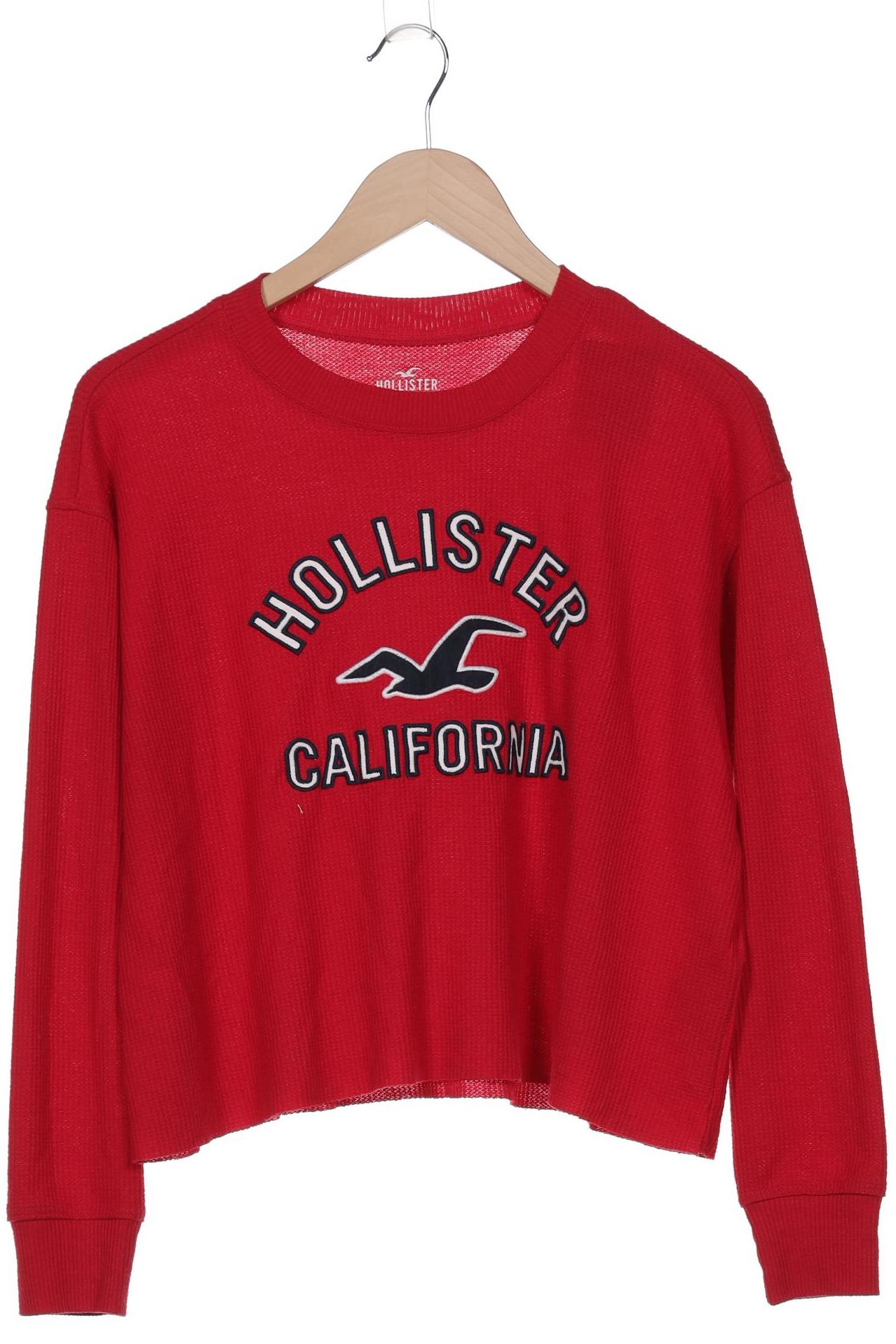 

Hollister Damen Langarmshirt, rot, Gr. 34