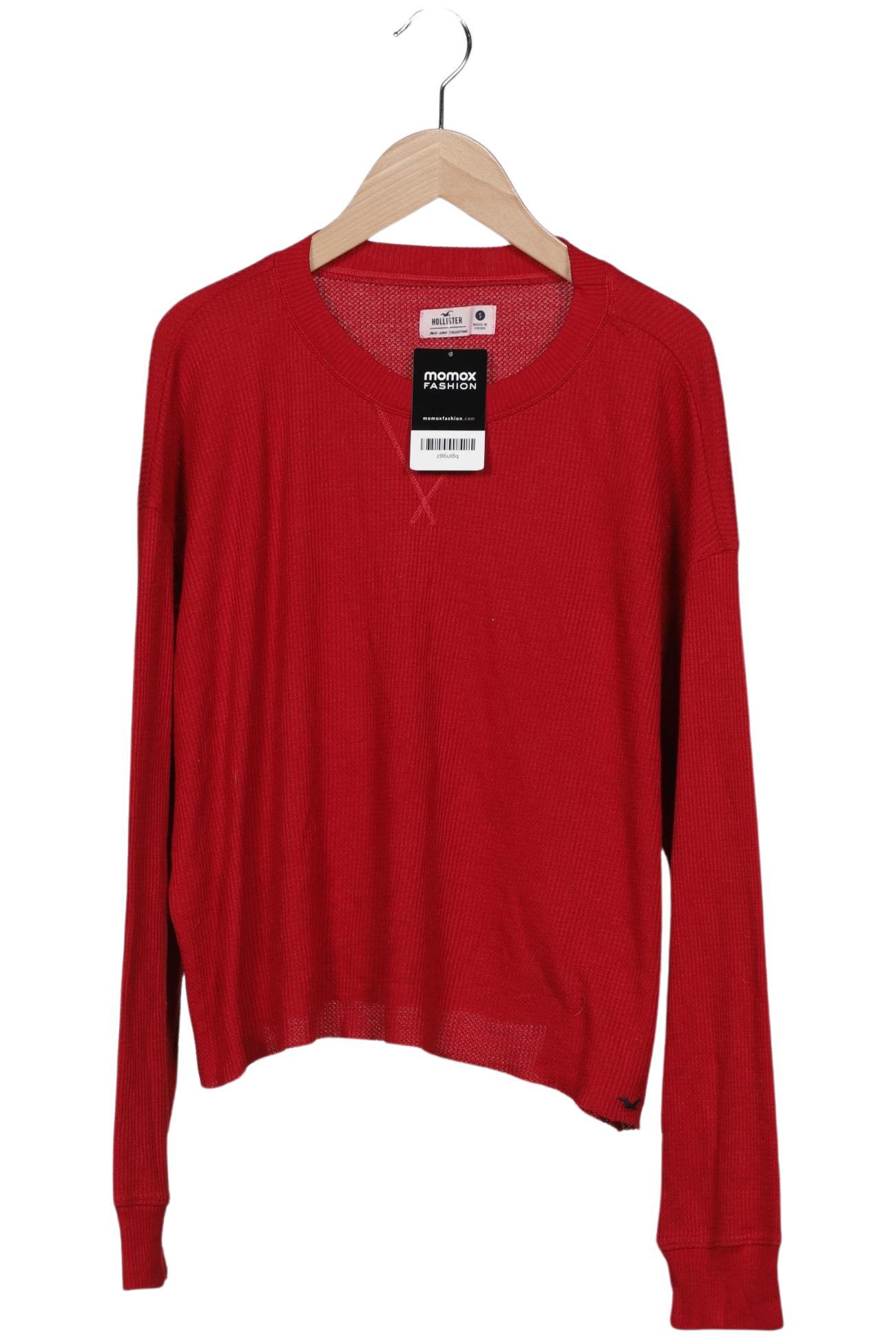 

Hollister Damen Langarmshirt, rot, Gr. 36