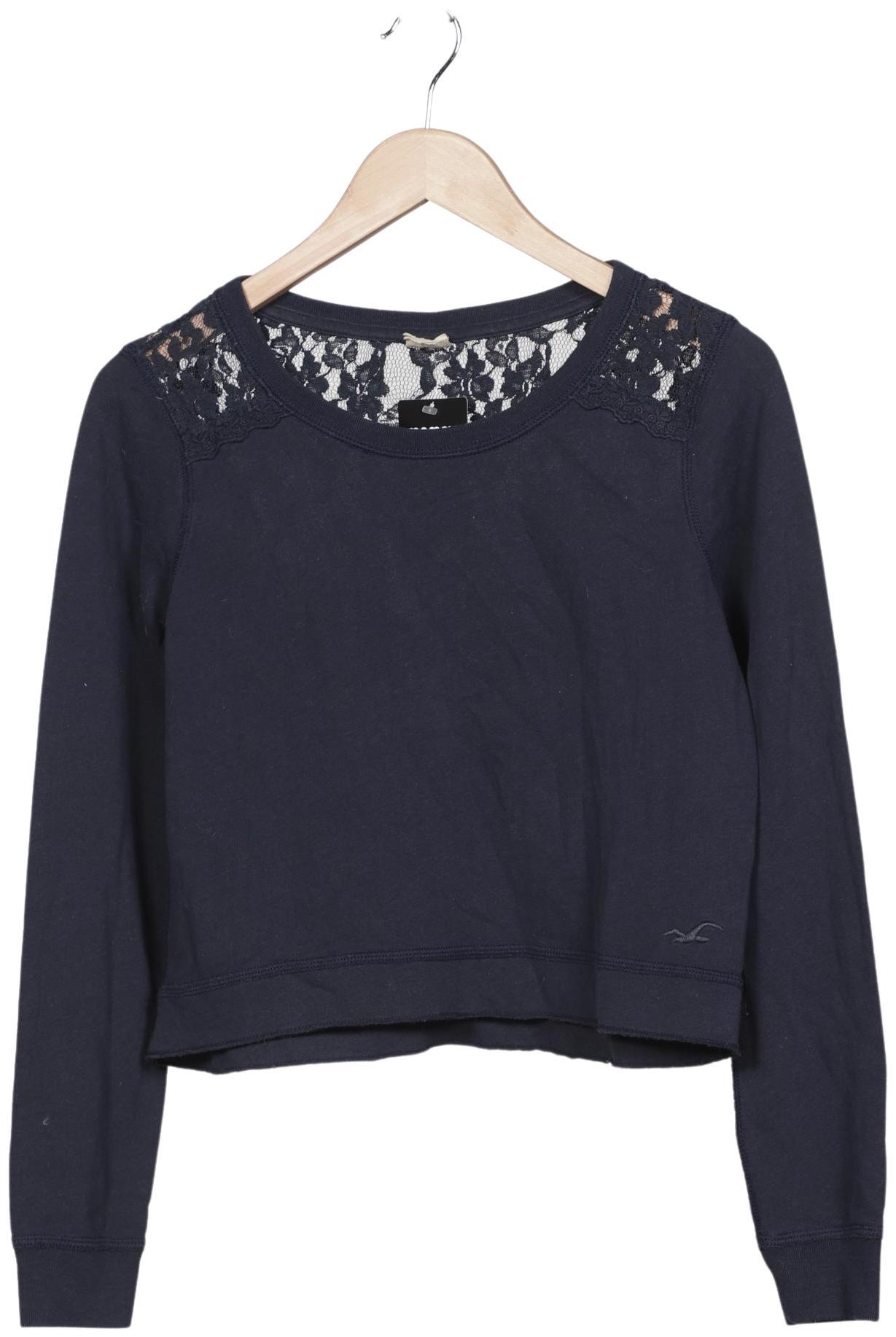 

Hollister Damen Langarmshirt, marineblau, Gr. 42