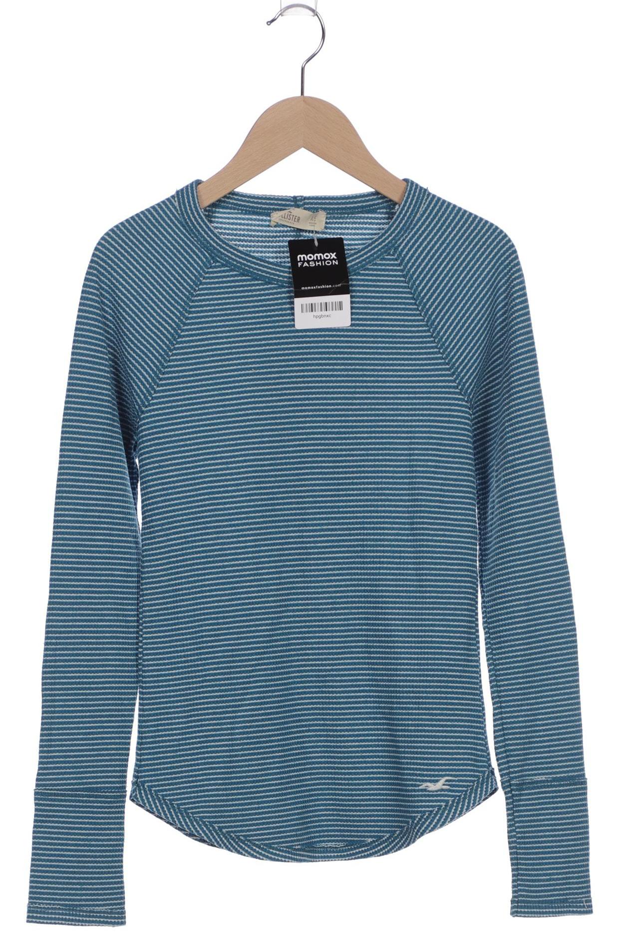 

Hollister Damen Langarmshirt, blau, Gr. 34