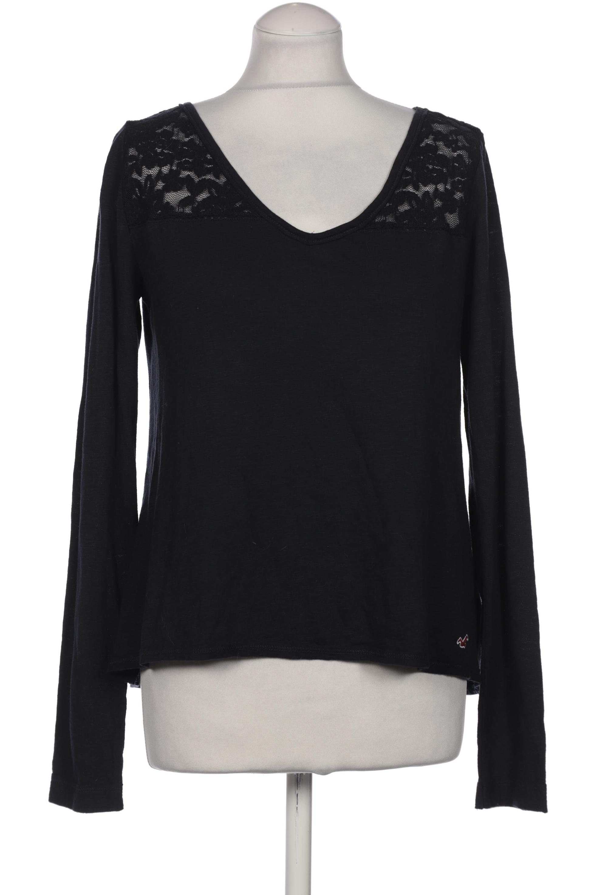 

Hollister Damen Langarmshirt, marineblau, Gr. 36