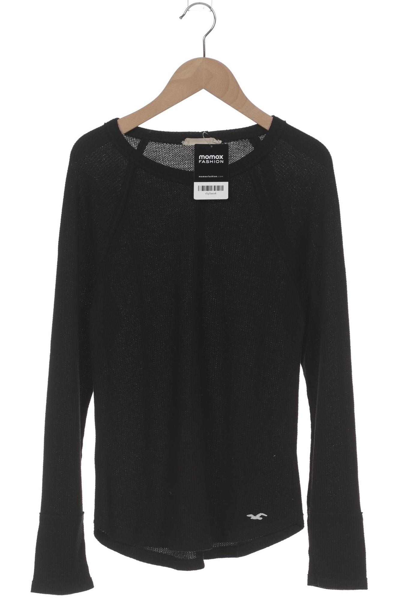 

Hollister Damen Langarmshirt, schwarz, Gr. 42