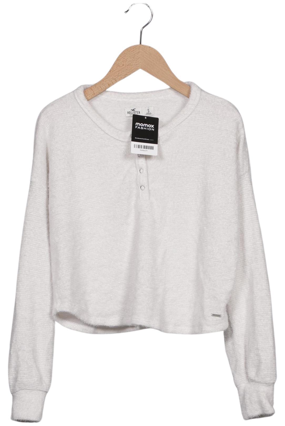 

Hollister Damen Langarmshirt, weiß, Gr. 36