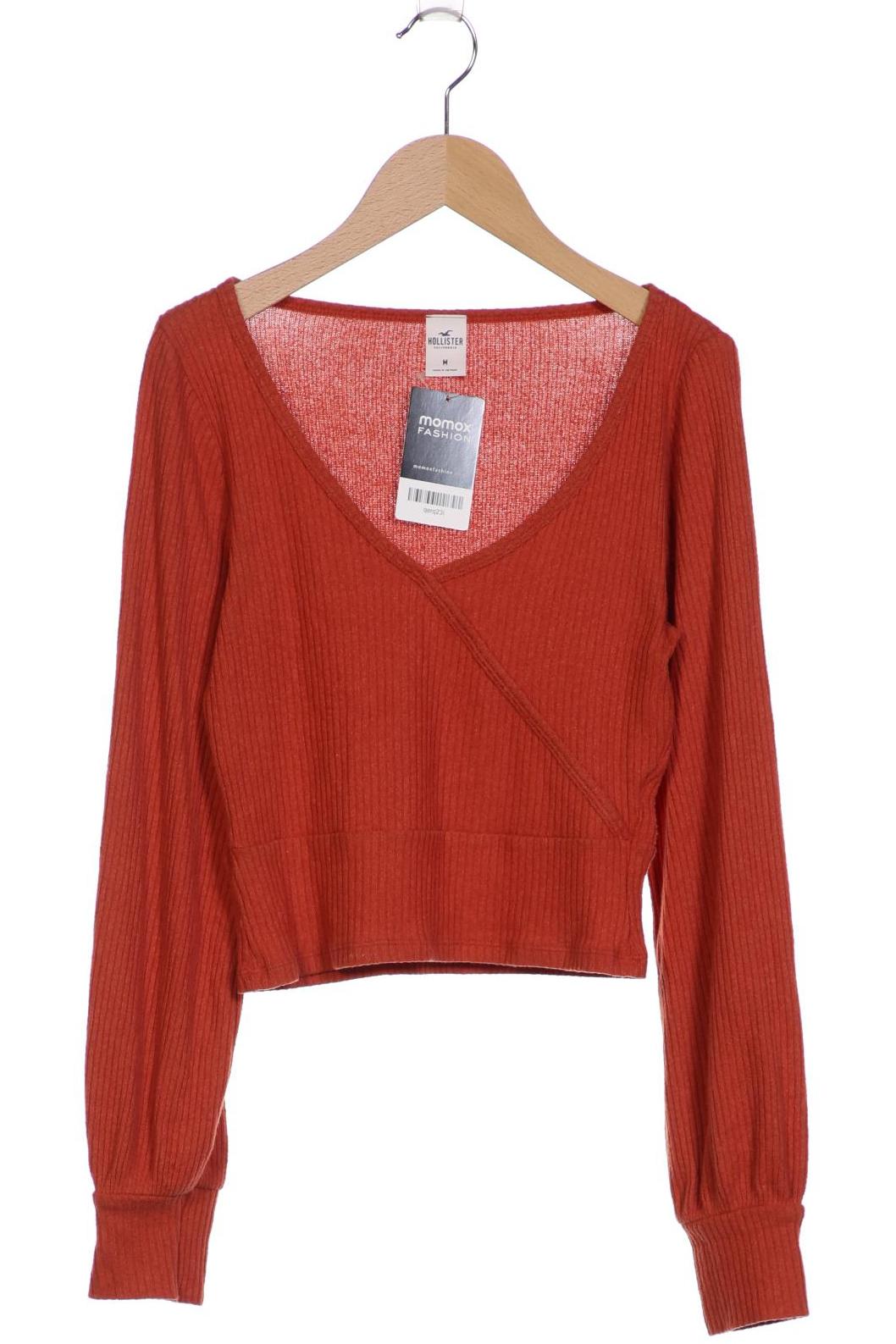 

Hollister Damen Langarmshirt, orange, Gr. 38