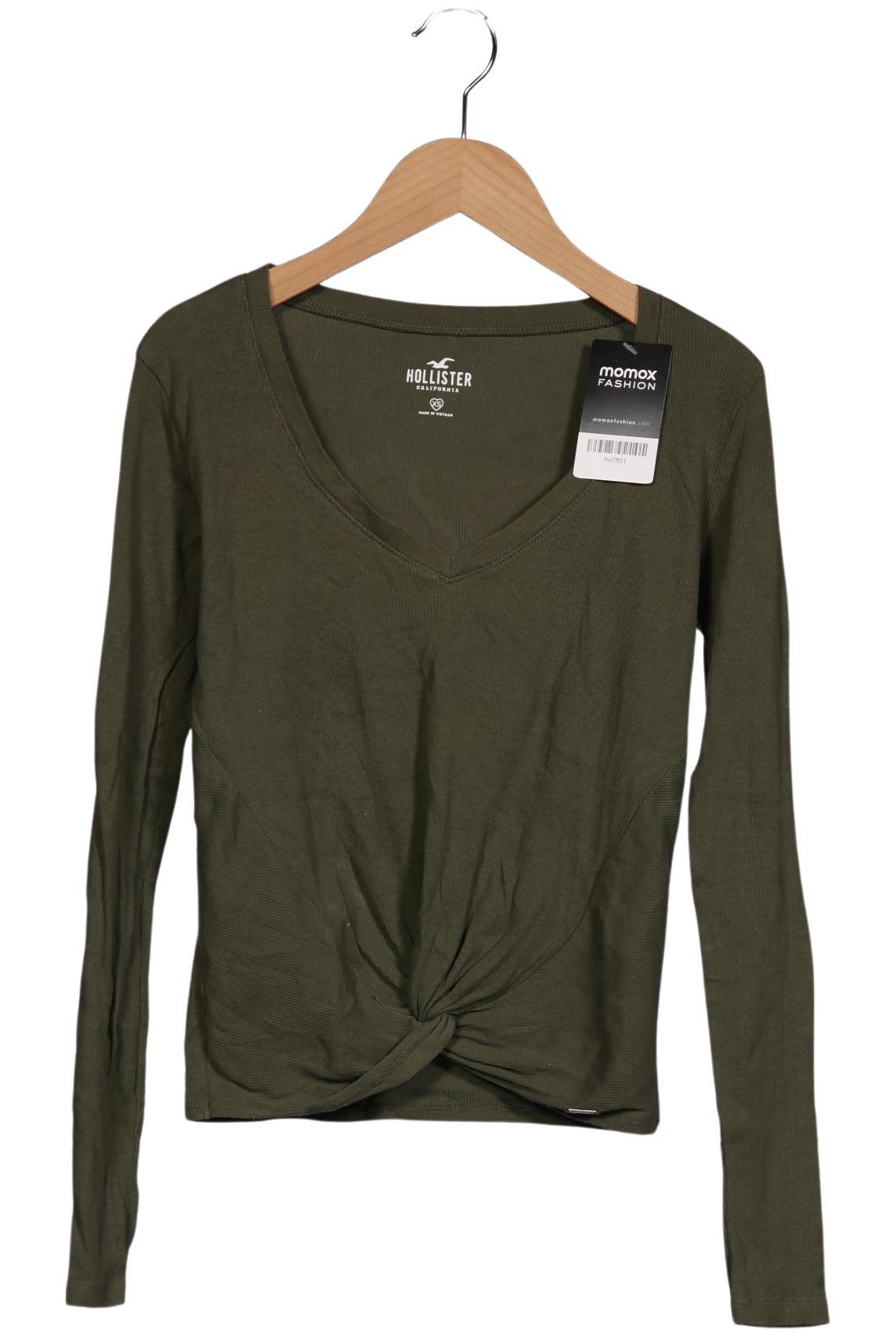 

Hollister Damen Langarmshirt, grün, Gr. 34