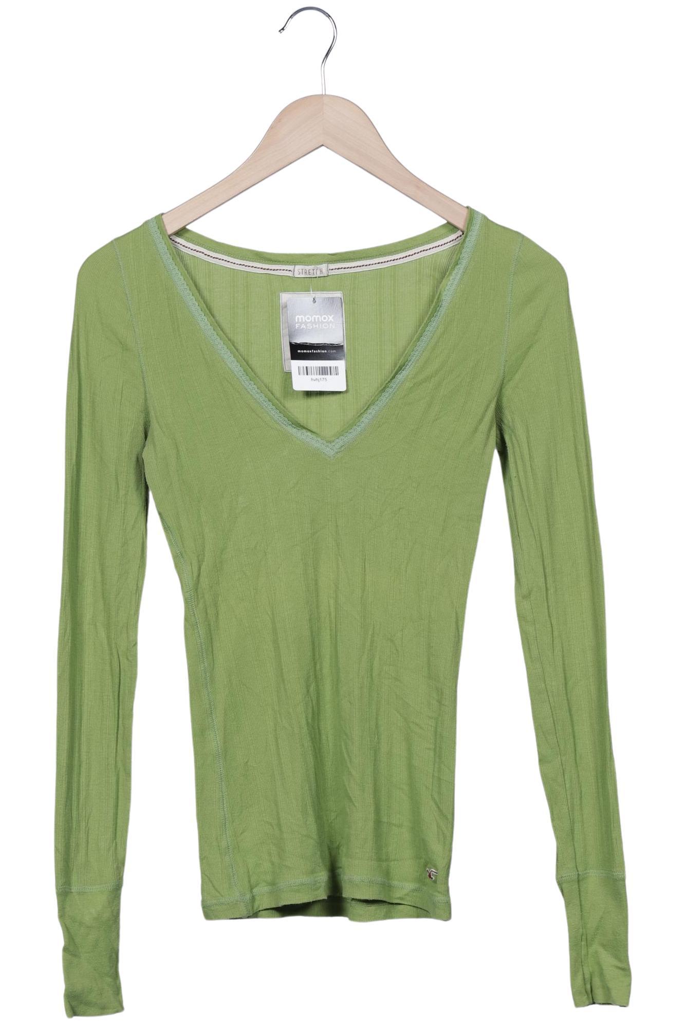 

Hollister Damen Langarmshirt, grün, Gr. 38