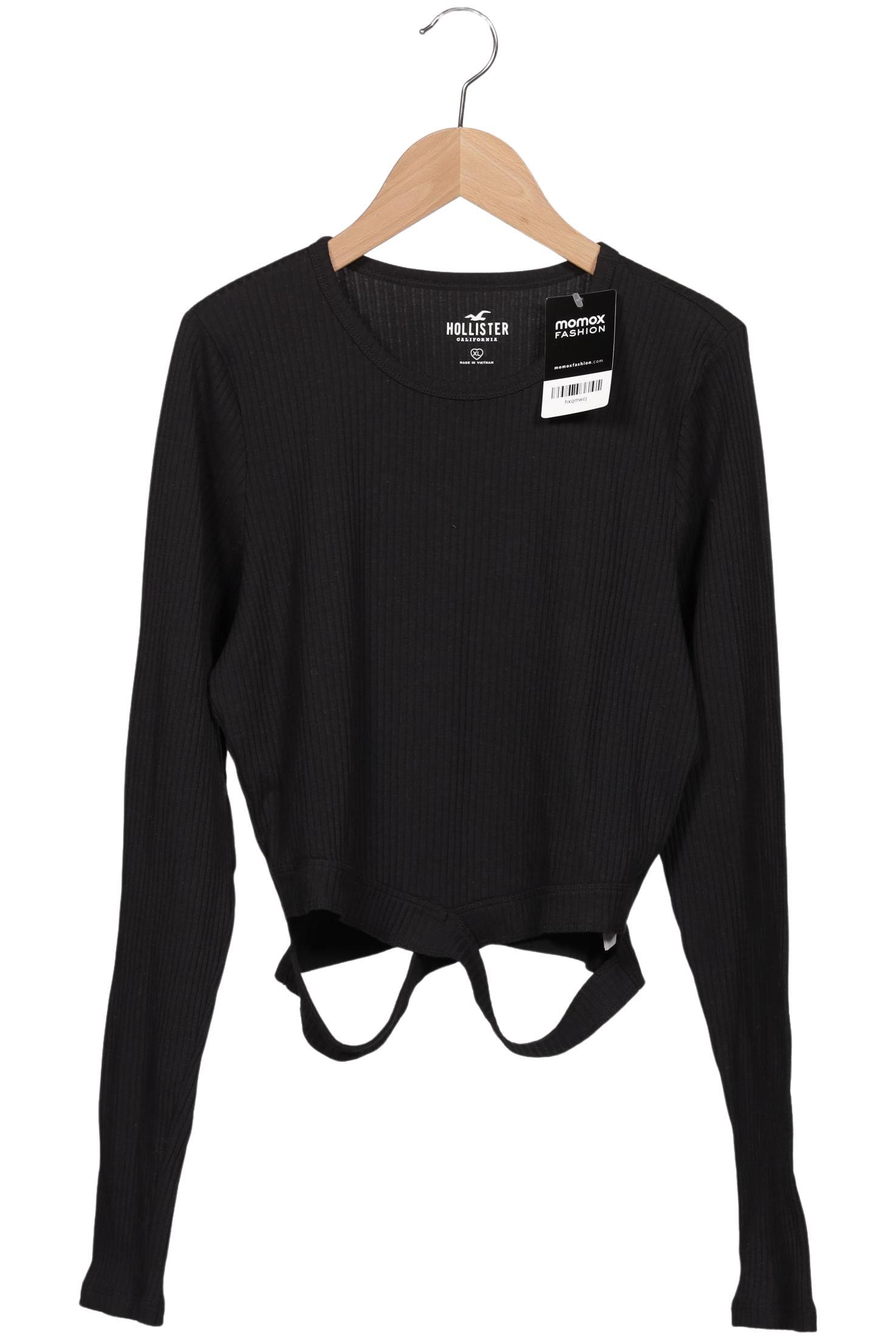 

Hollister Damen Langarmshirt, schwarz, Gr. 44