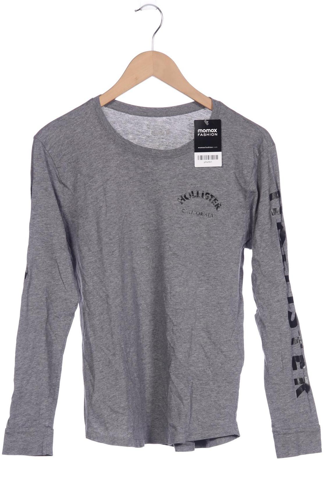 

Hollister Damen Langarmshirt, grau, Gr. 36