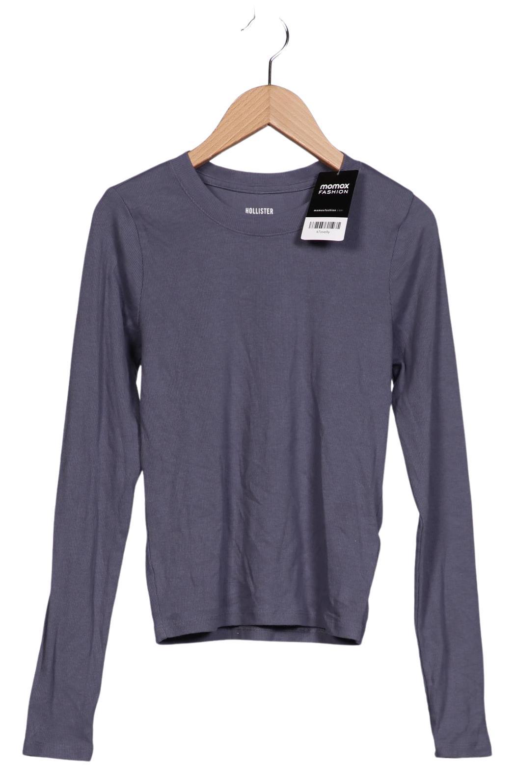 

Hollister Damen Langarmshirt, grau, Gr. 38