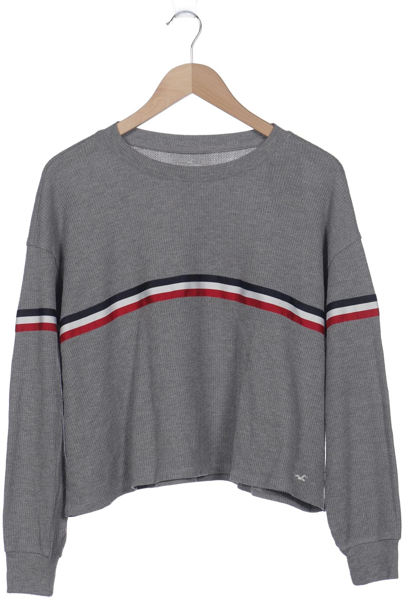 

Hollister Damen Langarmshirt, grau, Gr. 38
