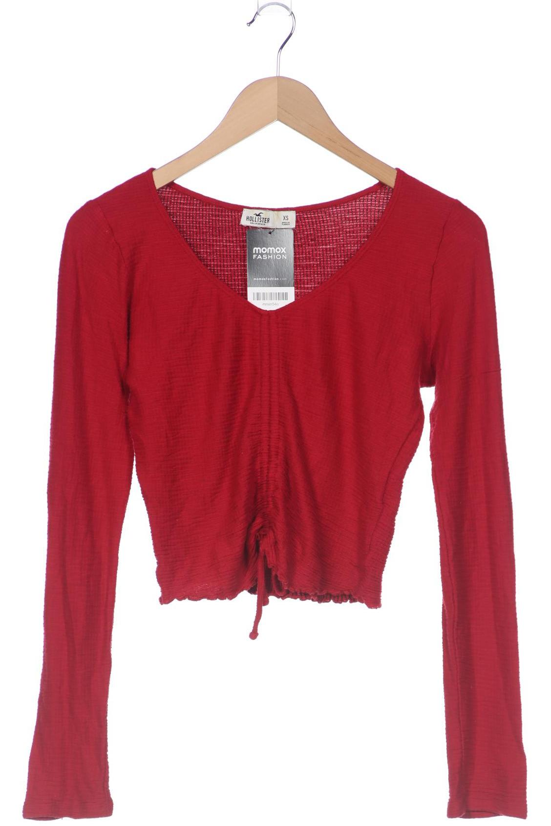 

Hollister Damen Langarmshirt, rot