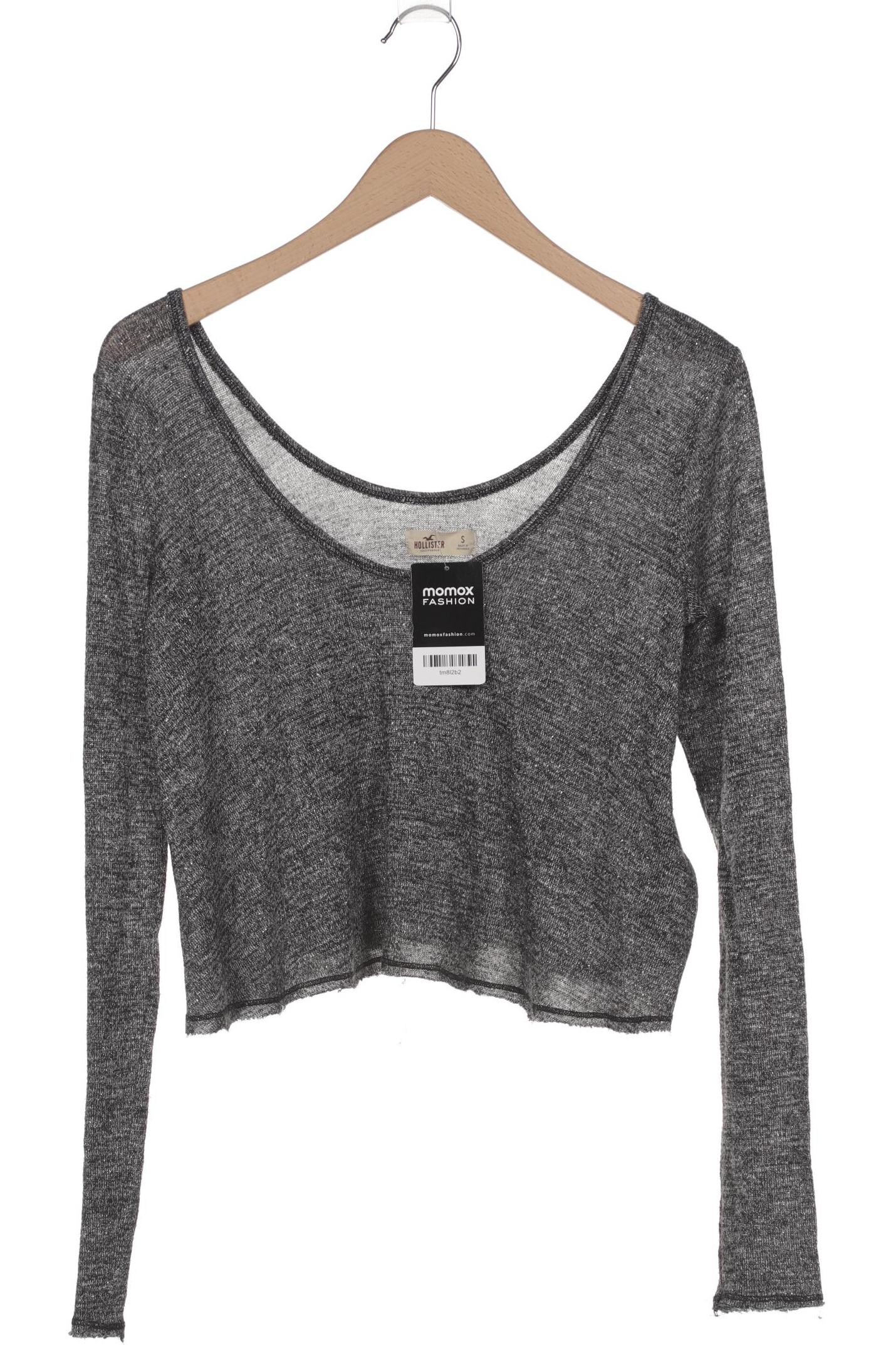 

Hollister Damen Langarmshirt, grau, Gr. 36