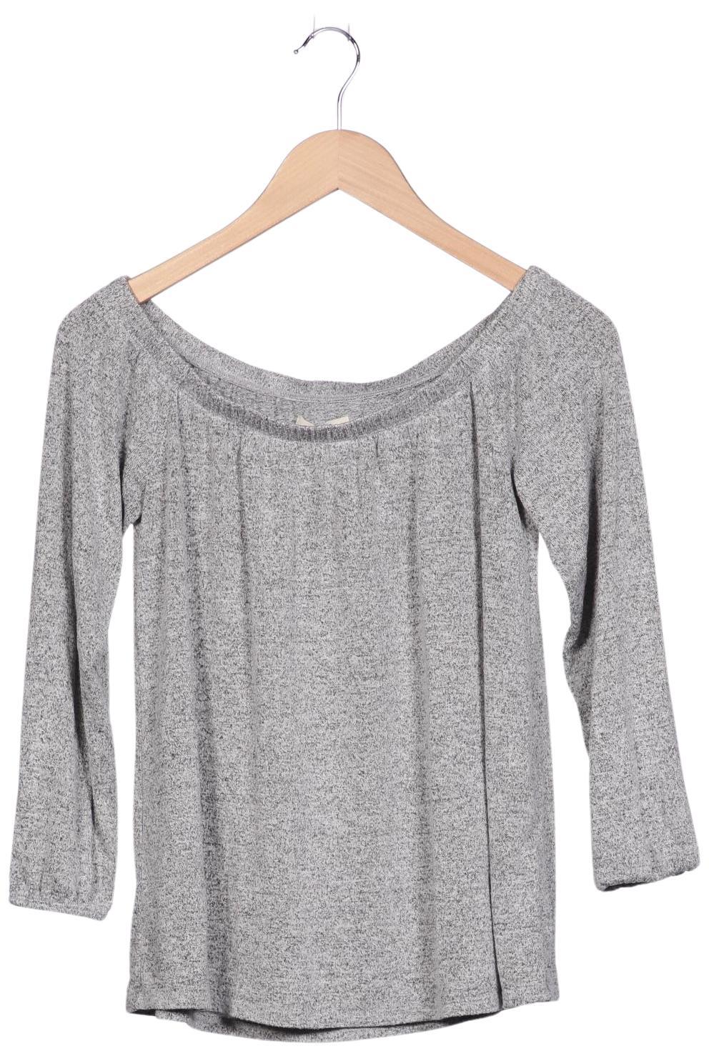 

Hollister Damen Langarmshirt, grau, Gr. 38