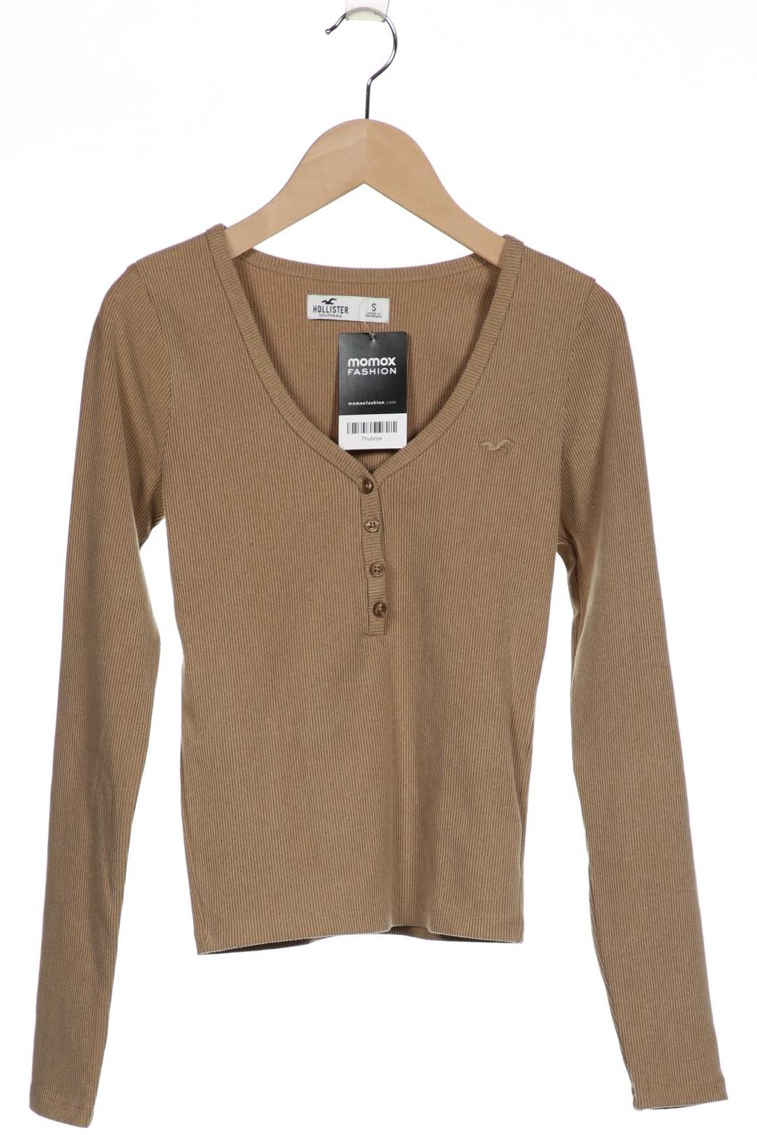 

Hollister Damen Langarmshirt, beige, Gr. 36