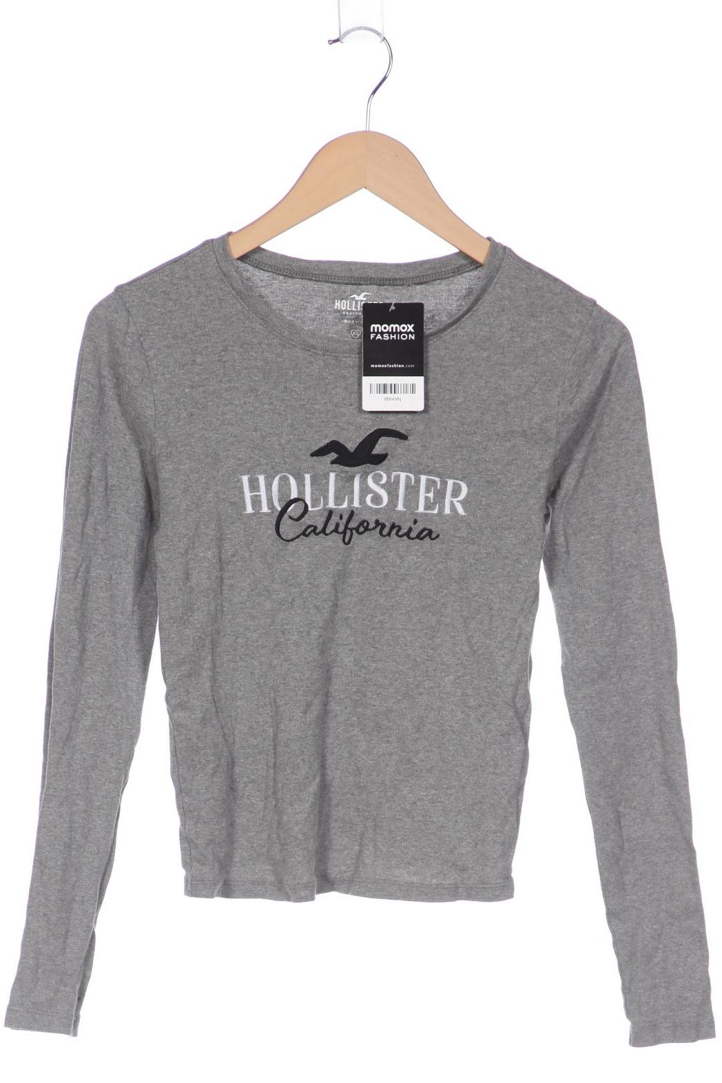 

Hollister Damen Langarmshirt, grau