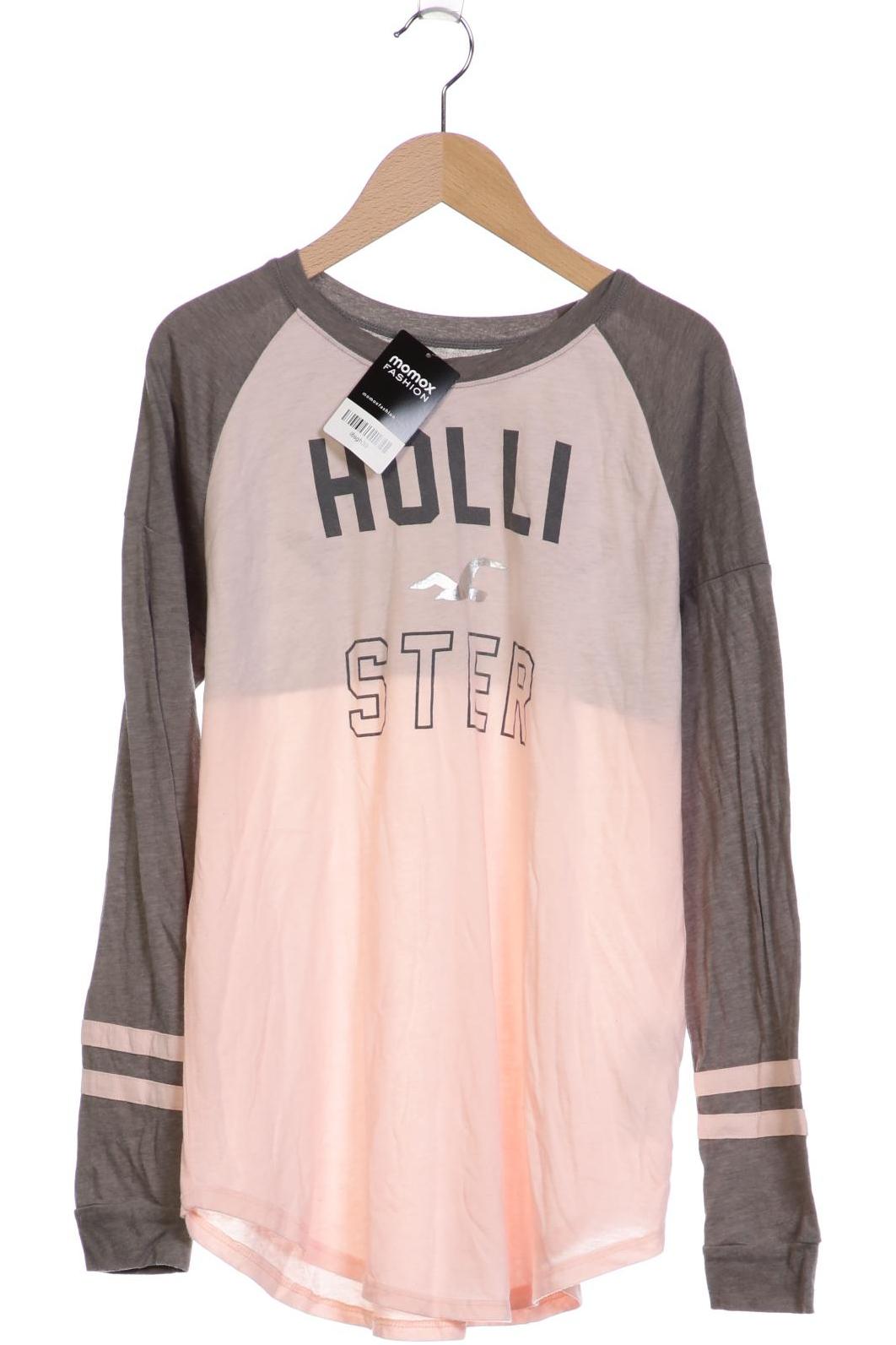 

Hollister Damen Langarmshirt, grau, Gr. 36