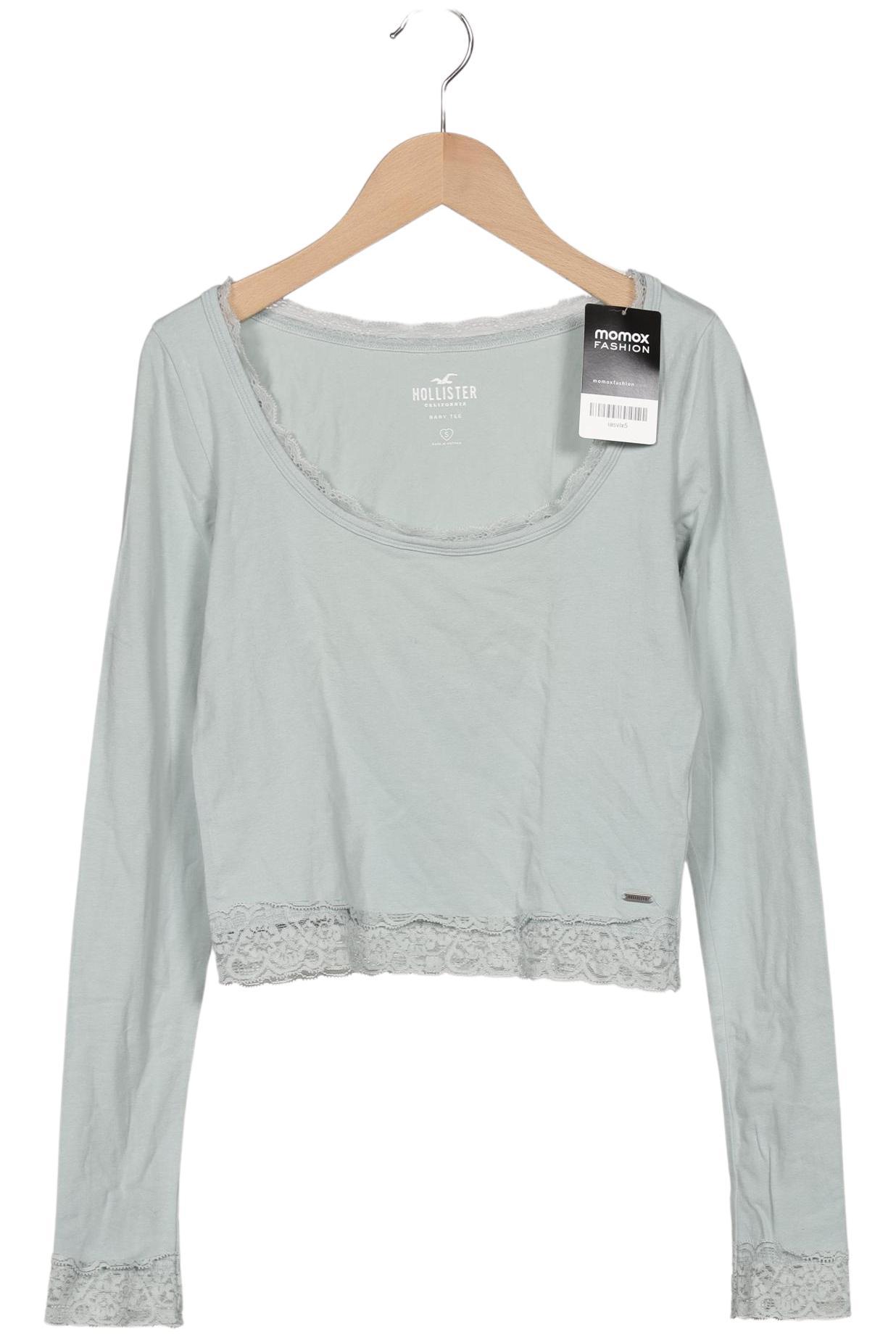 

Hollister Damen Langarmshirt, hellblau, Gr. 36
