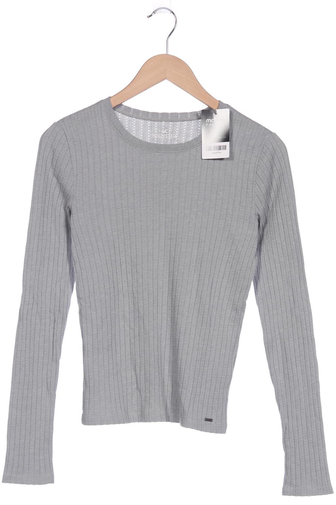 

Hollister Damen Langarmshirt, grau, Gr. 38