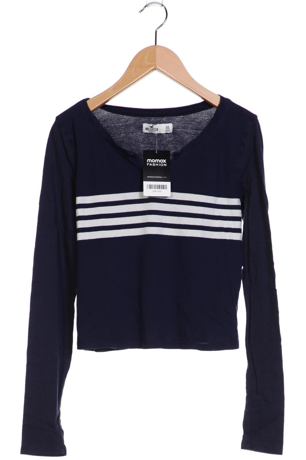 

Hollister Damen Langarmshirt, marineblau, Gr. 34
