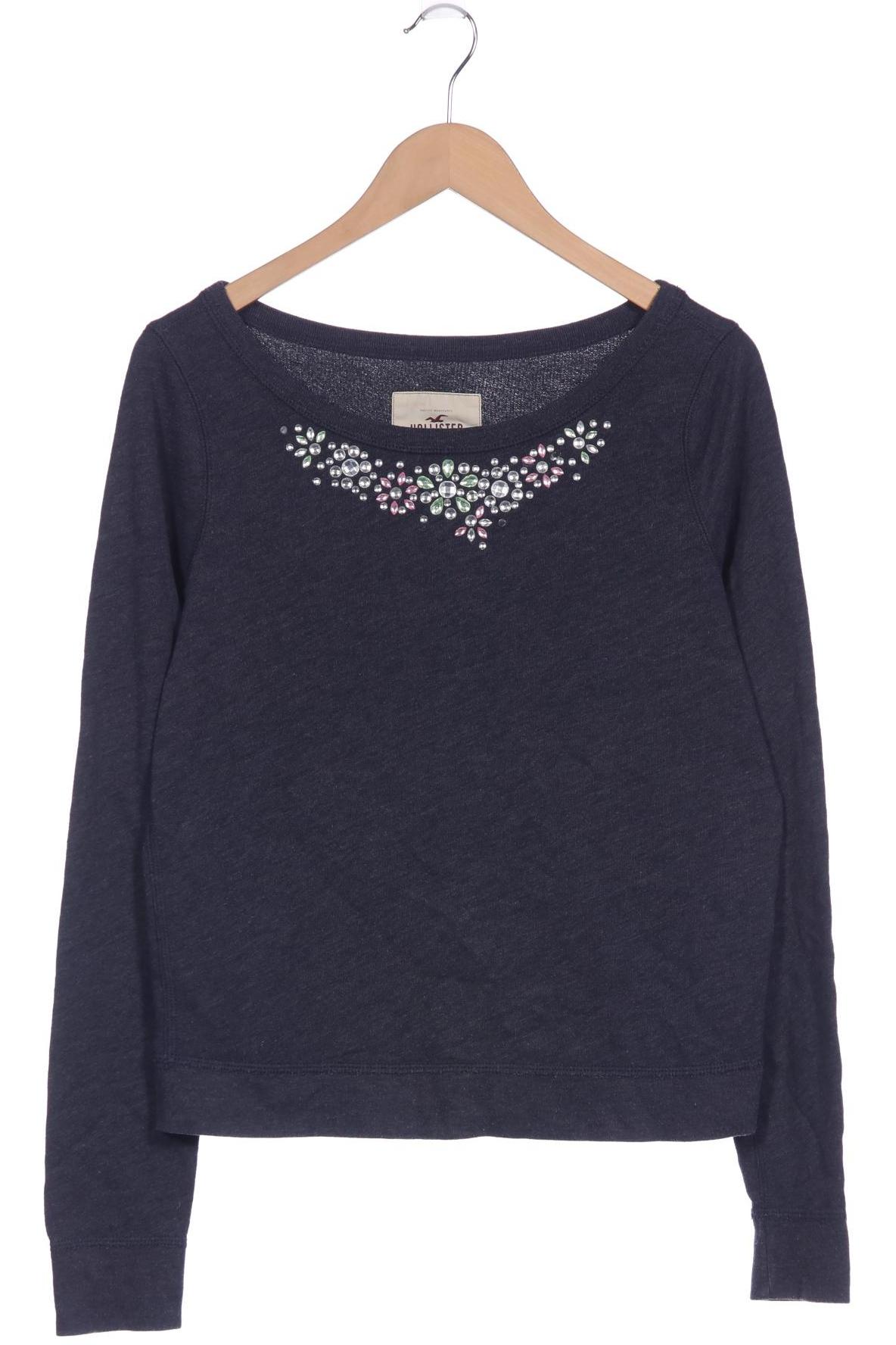 

Hollister Damen Langarmshirt, marineblau, Gr. 38