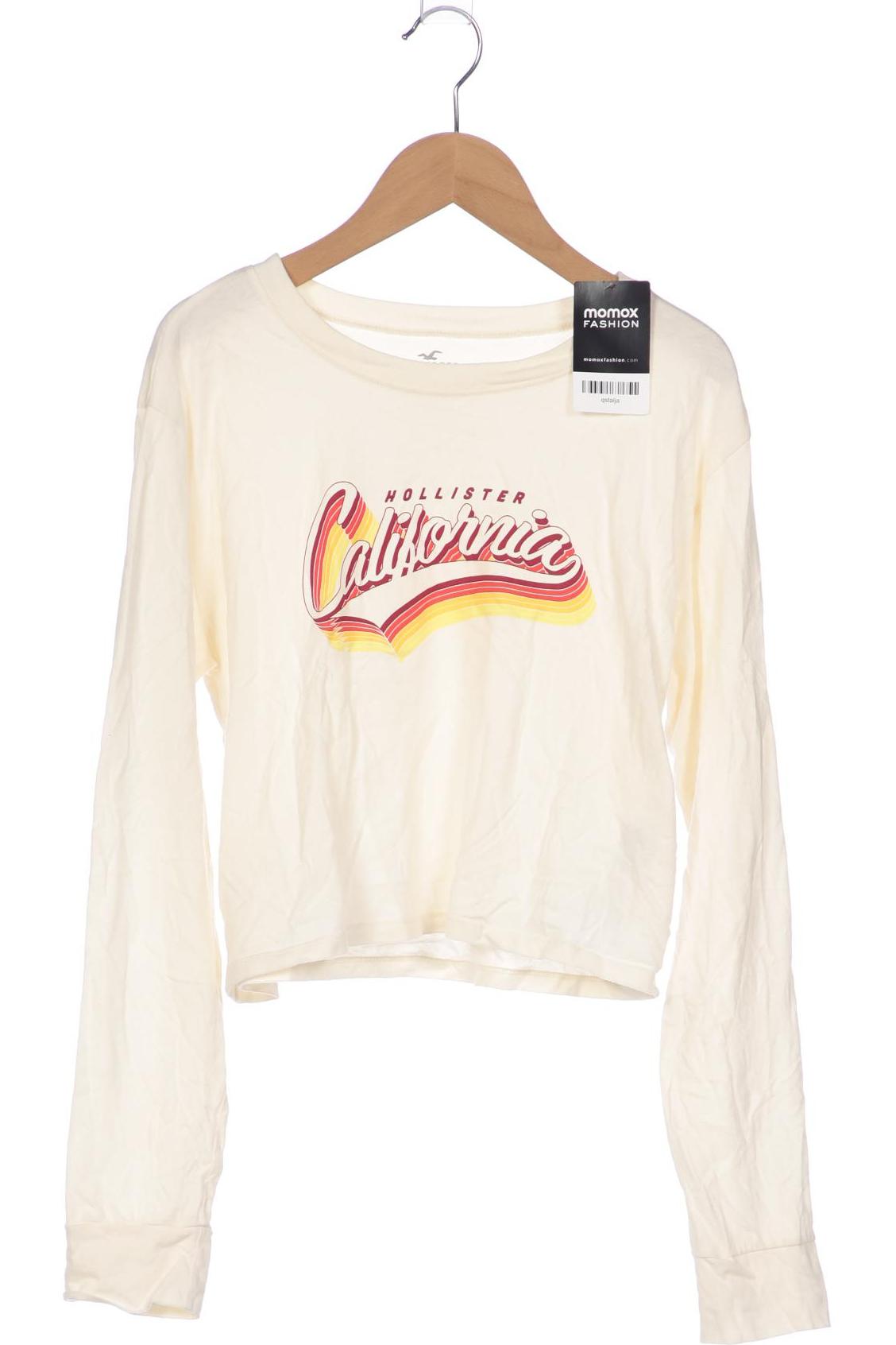 

Hollister Damen Langarmshirt, cremeweiß, Gr. 36