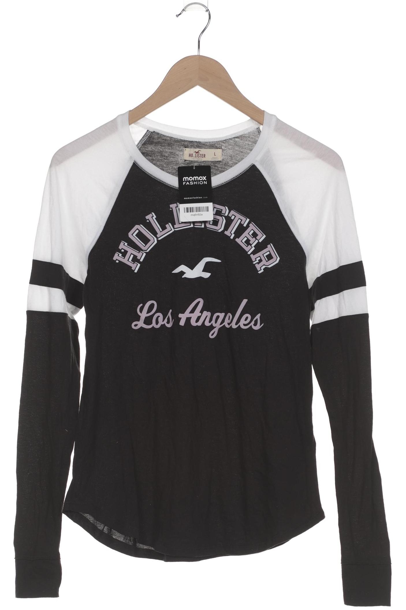 

Hollister Damen Langarmshirt, schwarz, Gr. 42
