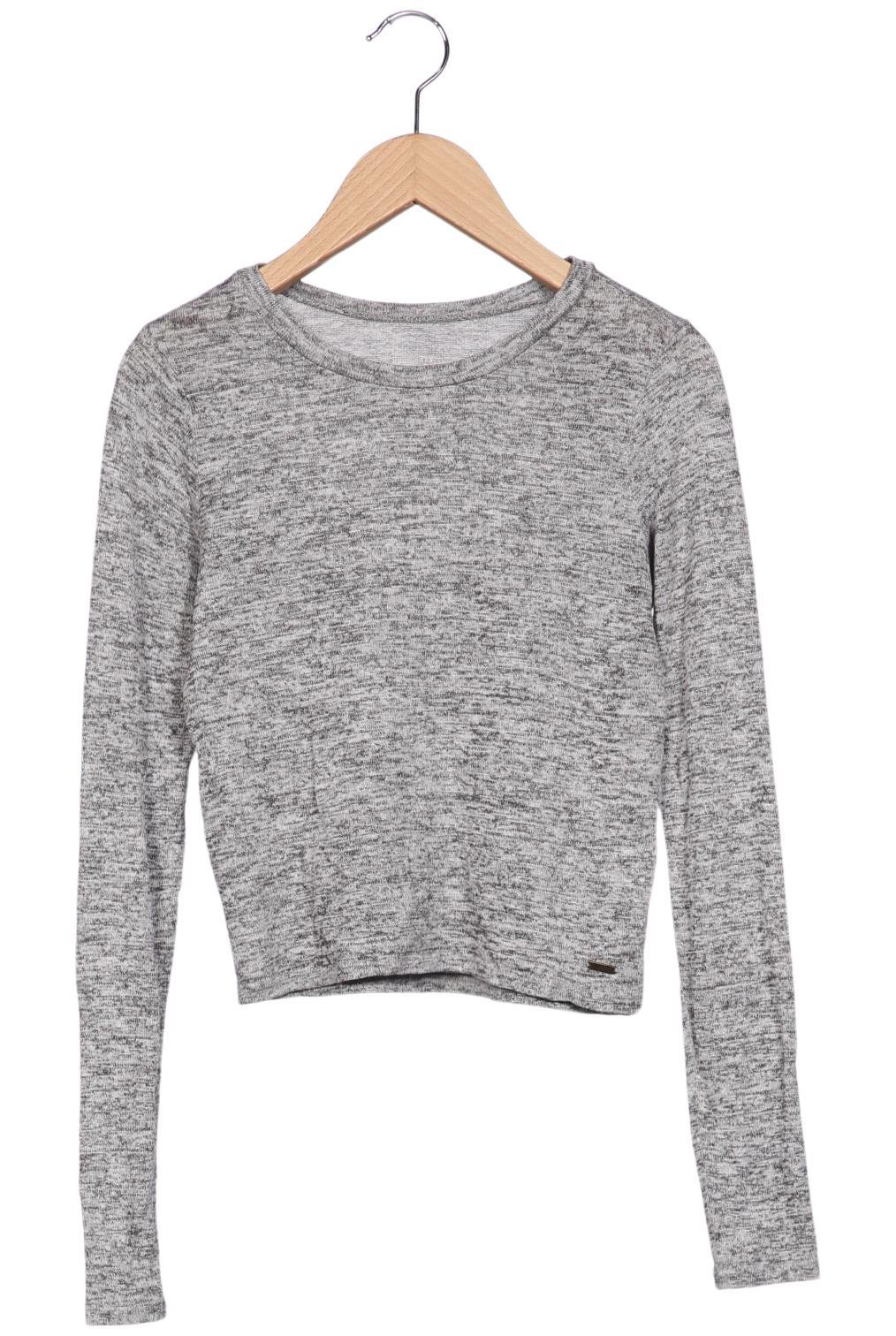 

Hollister Damen Langarmshirt, grau, Gr. 34