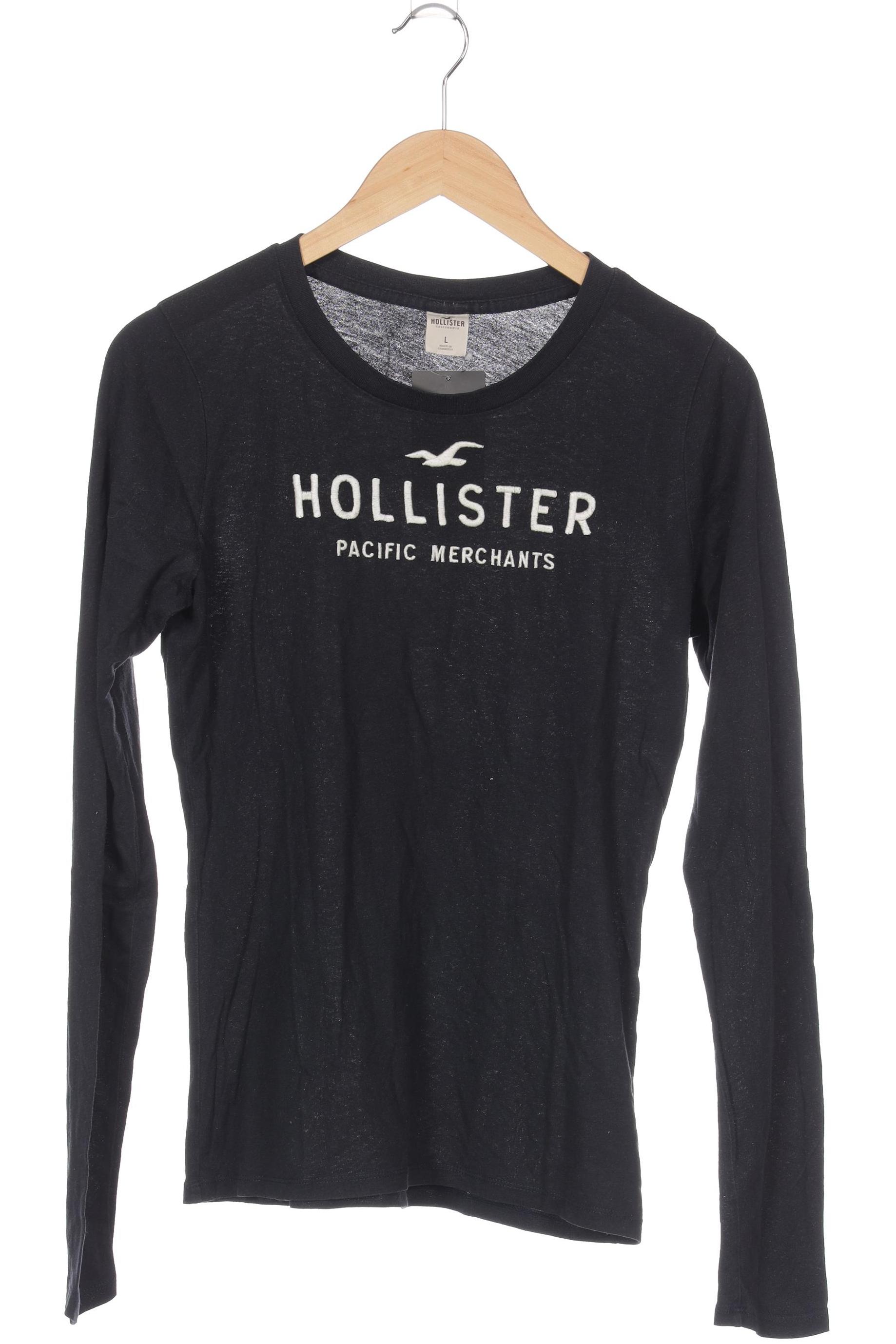

Hollister Damen Langarmshirt, grau, Gr. 42