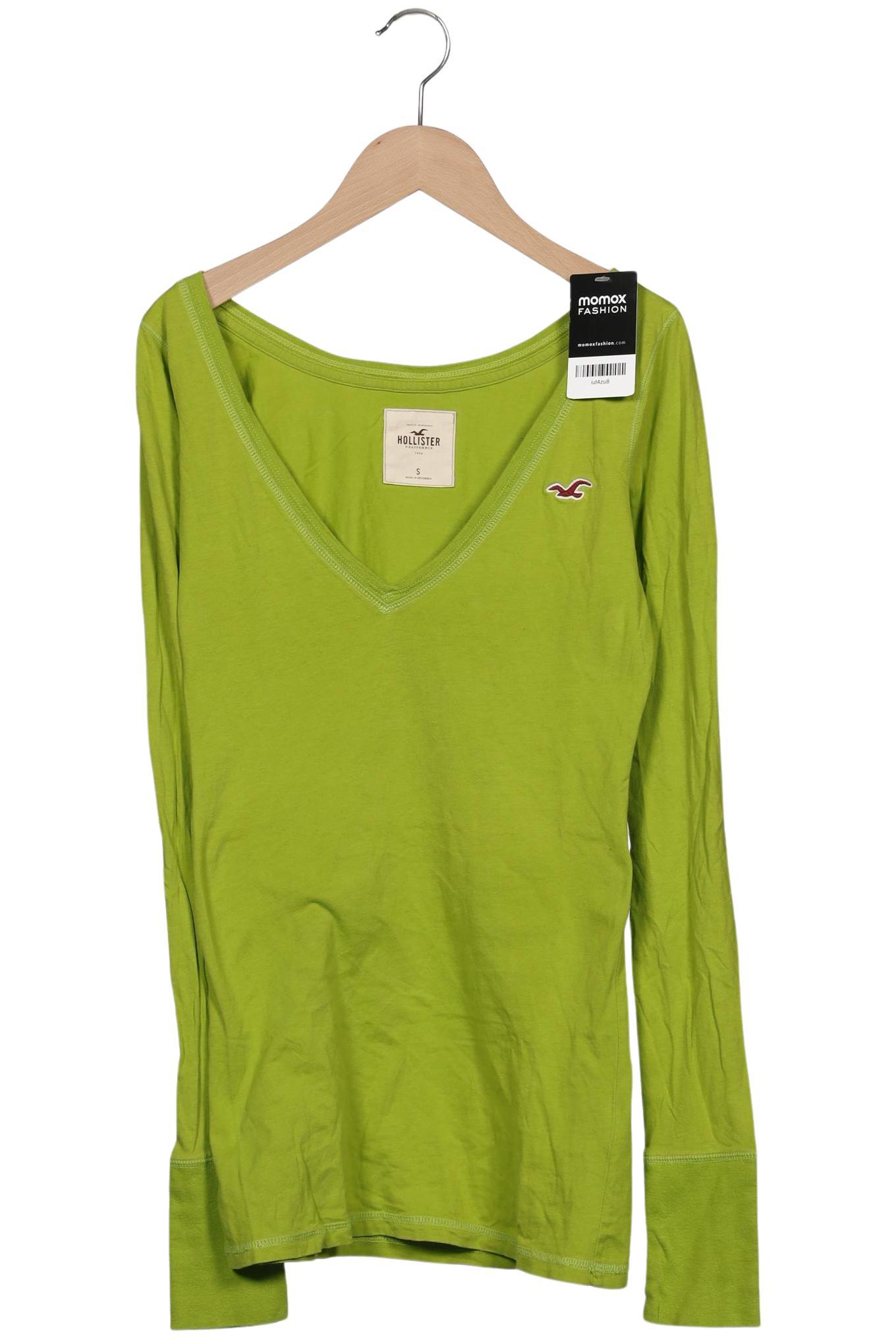 

Hollister Damen Langarmshirt, grün, Gr. 36